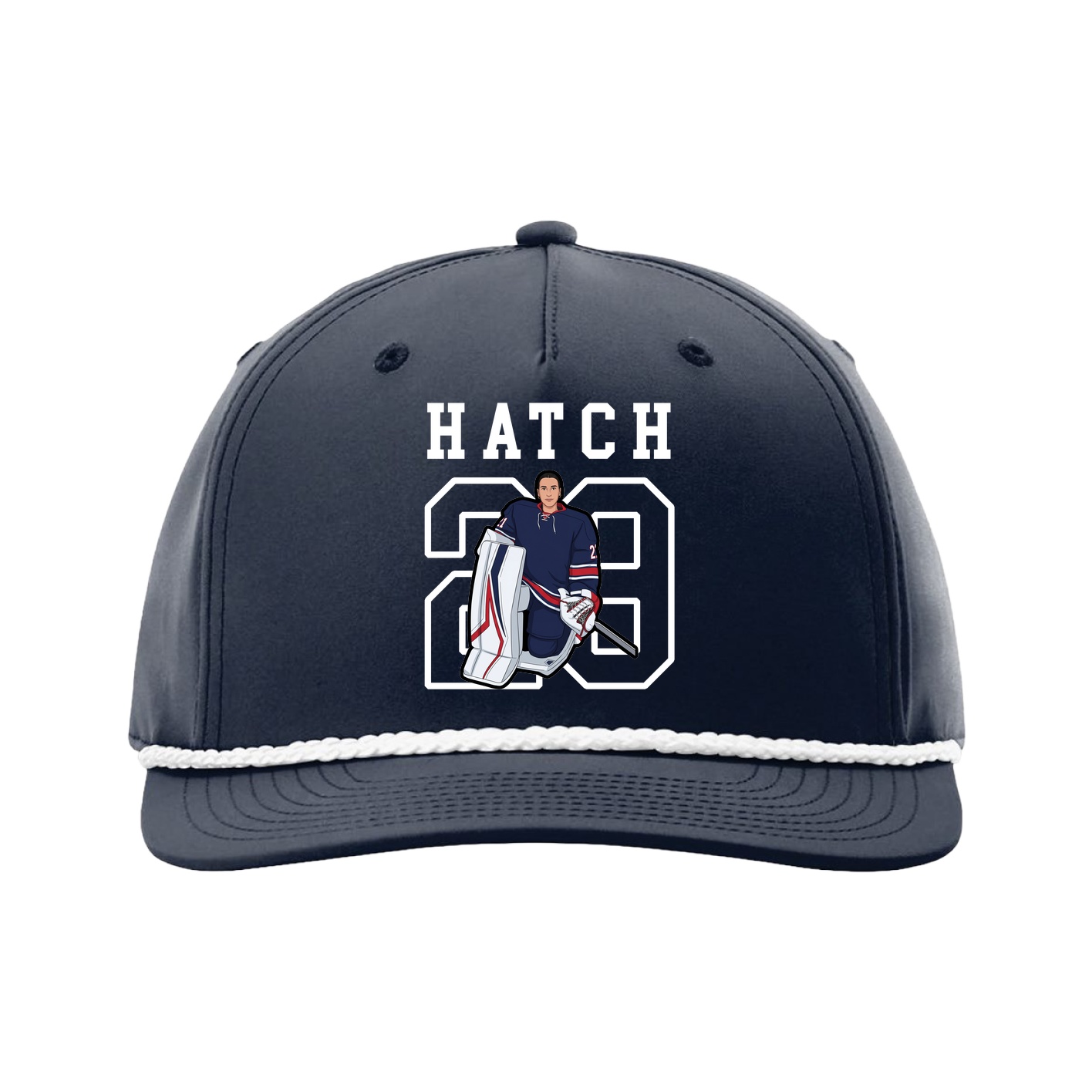 Five-Panel Classic Rope Cap — Shirsey in Navy
