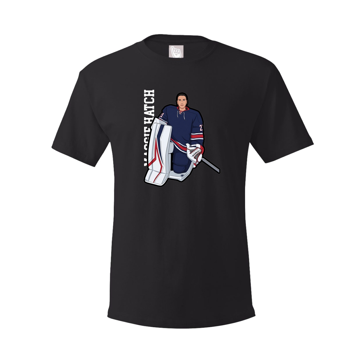 Tee — Name Vertical in Black