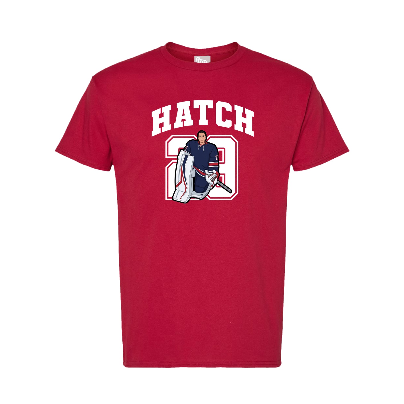 Tee — Number in Crimson