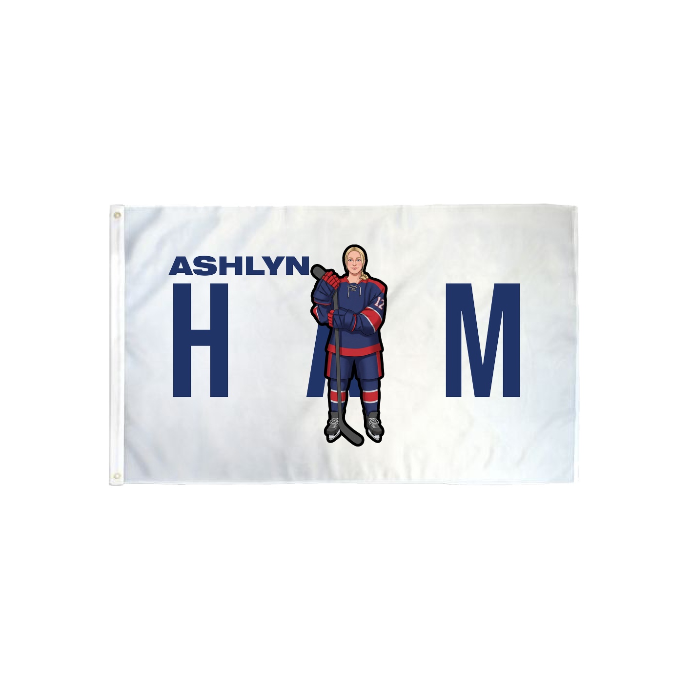 3x5 Flag — Player Name in Classic