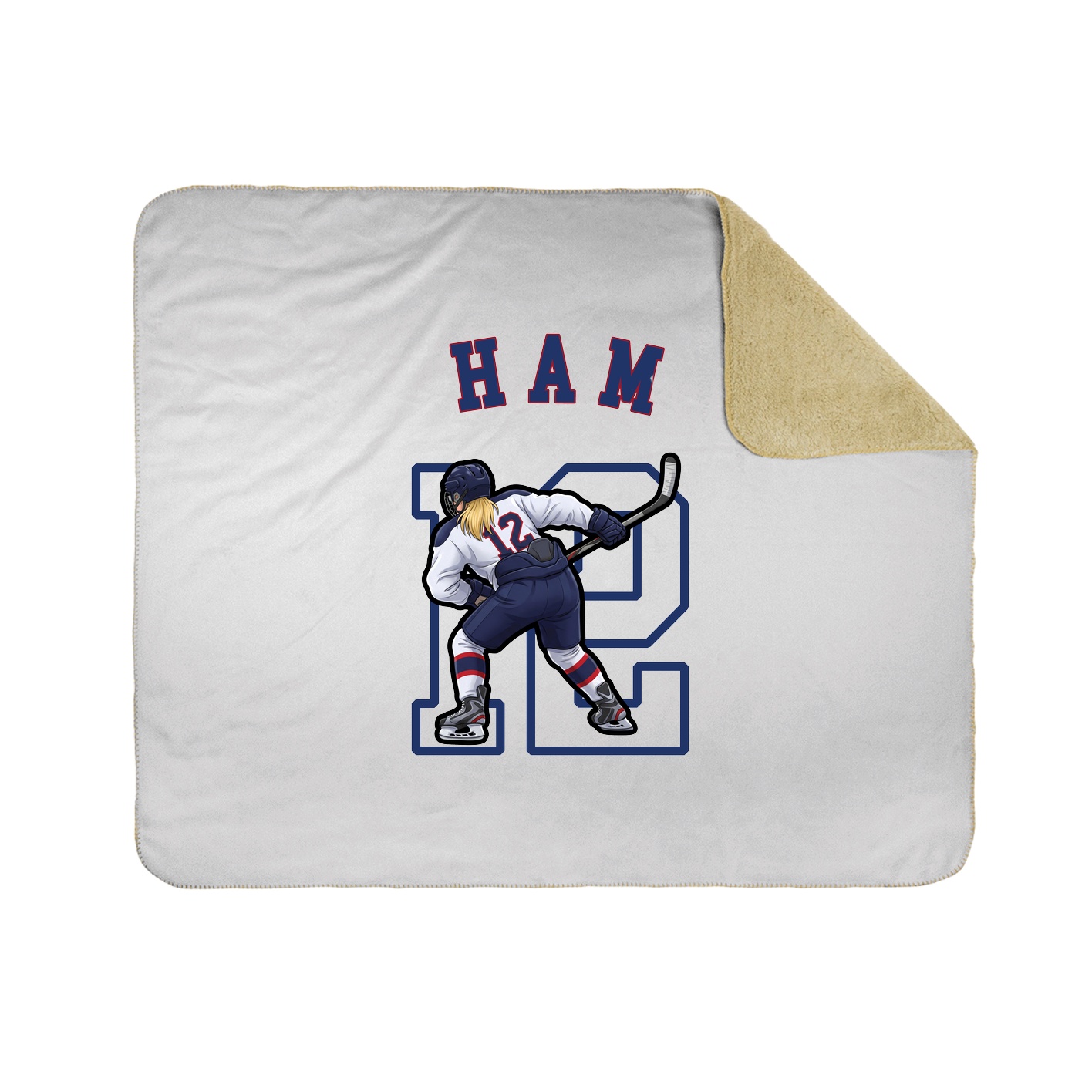 Throw Blanket — Shirsey Arch in White
