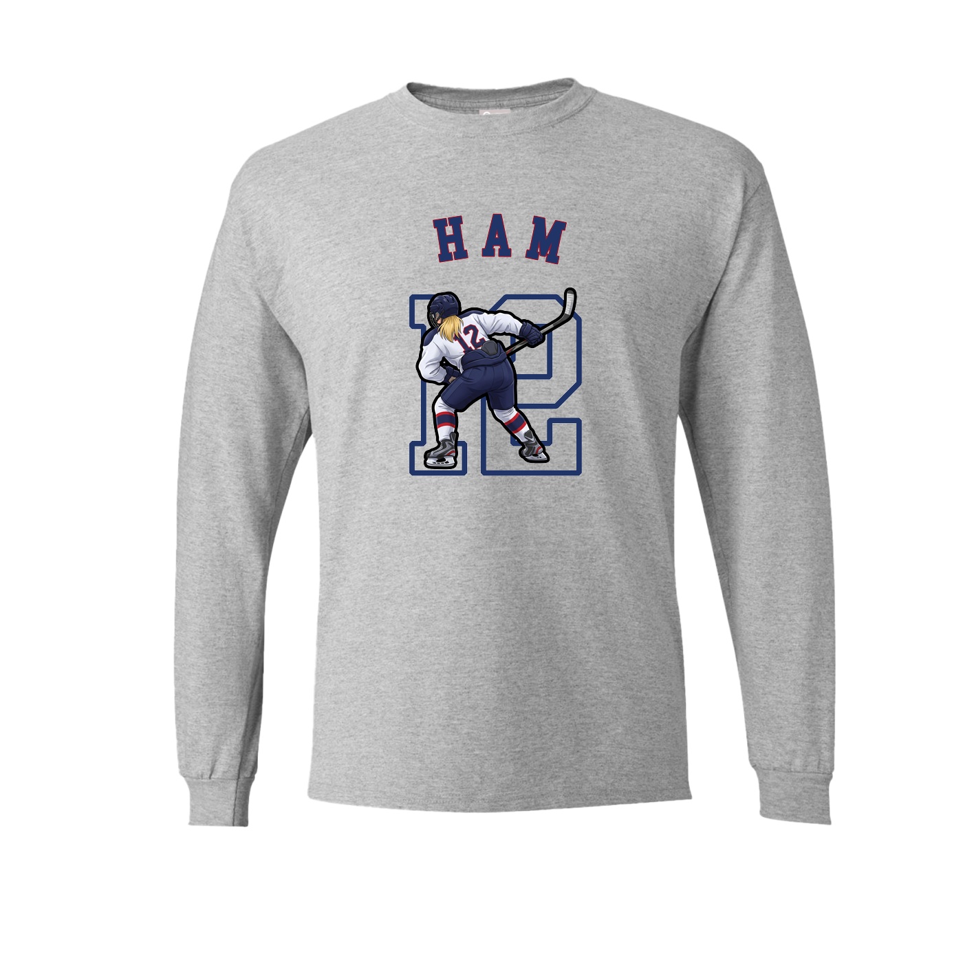 Long Sleeve Tee — Shirsey Arch in Grey