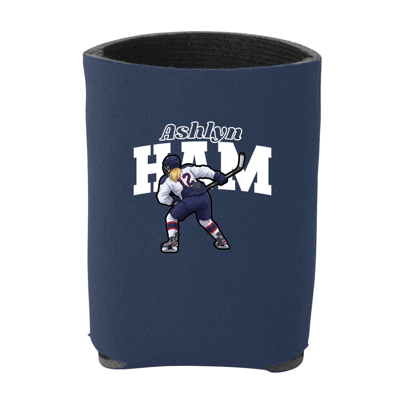 Can Holder — Name Arch in Navy