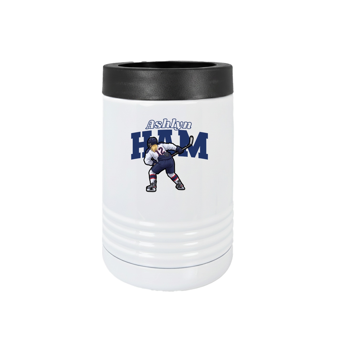 Beverage Holder — Name Arch in White