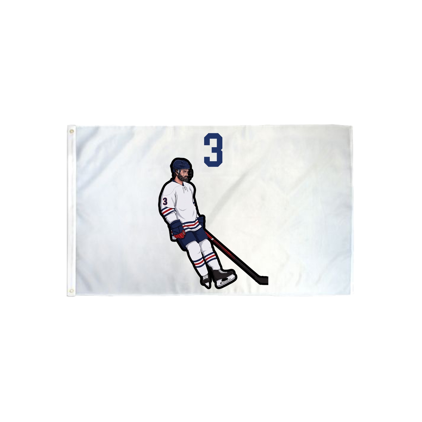3x5 Flag — Number Top in Classic