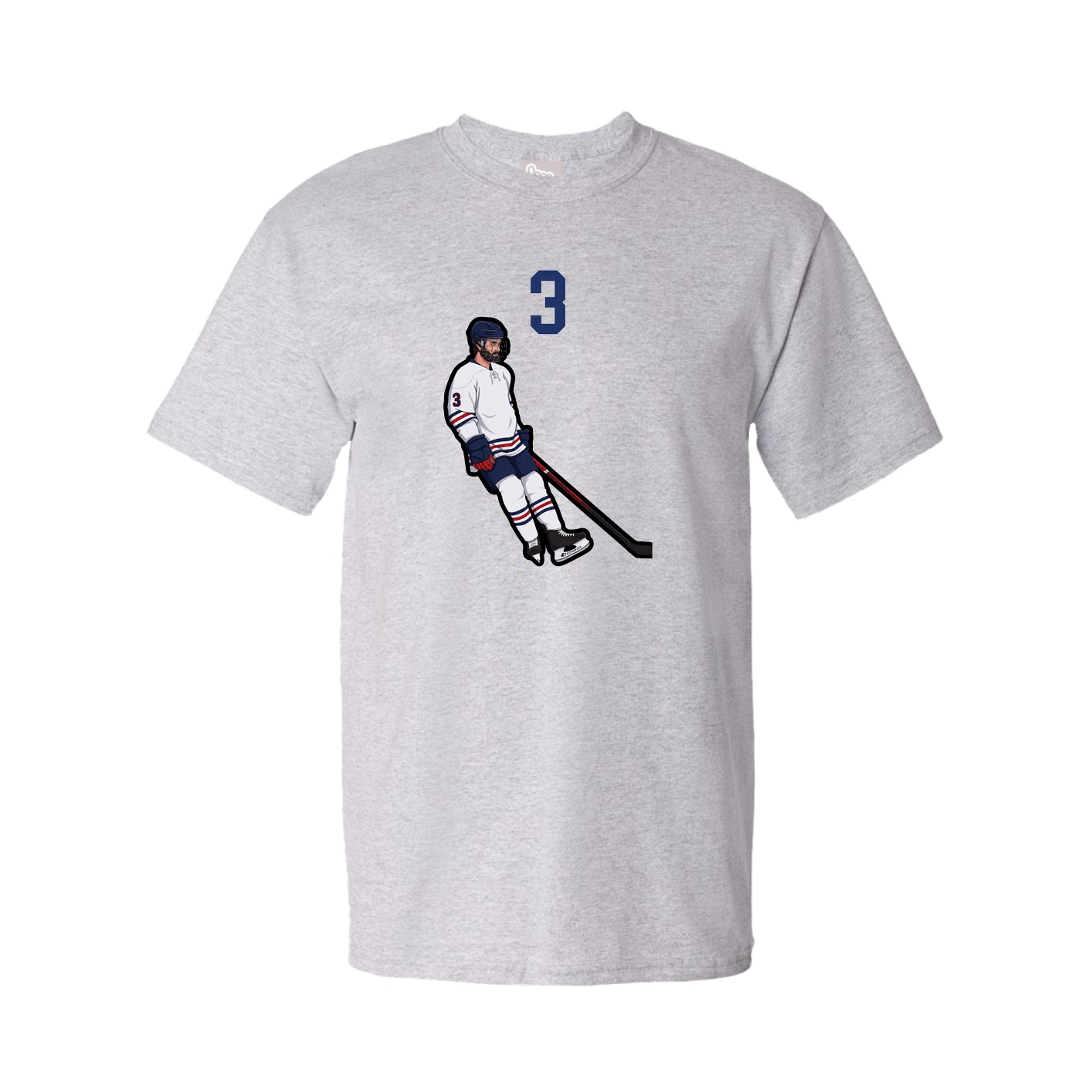 Tee — Number Top in Grey