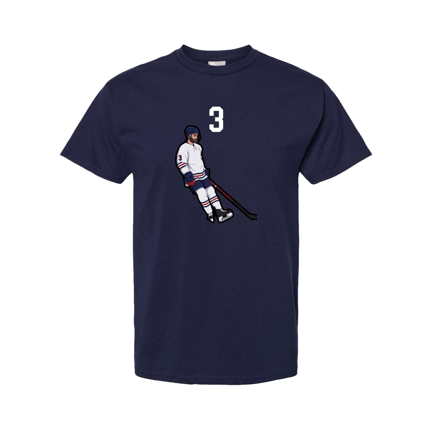 Youth Tee — Number Top in Navy