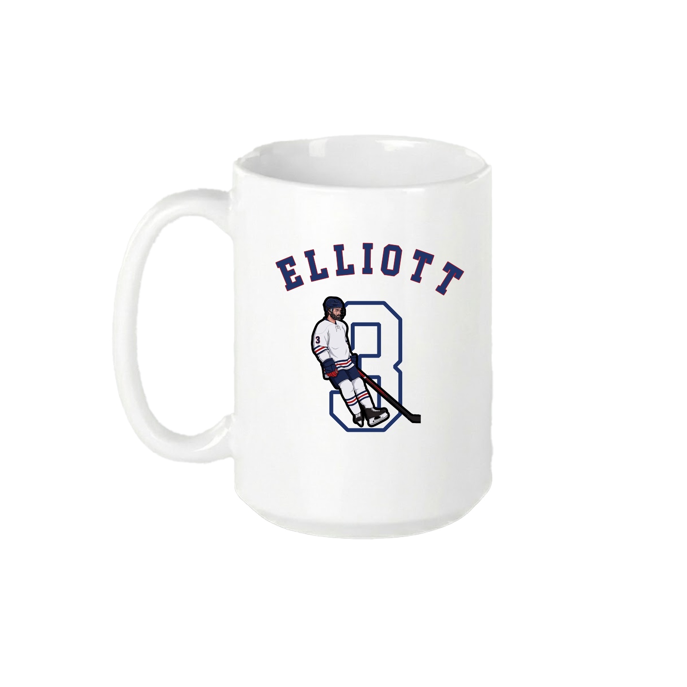 15oz Coffee Mug — Shirsey Arch in White