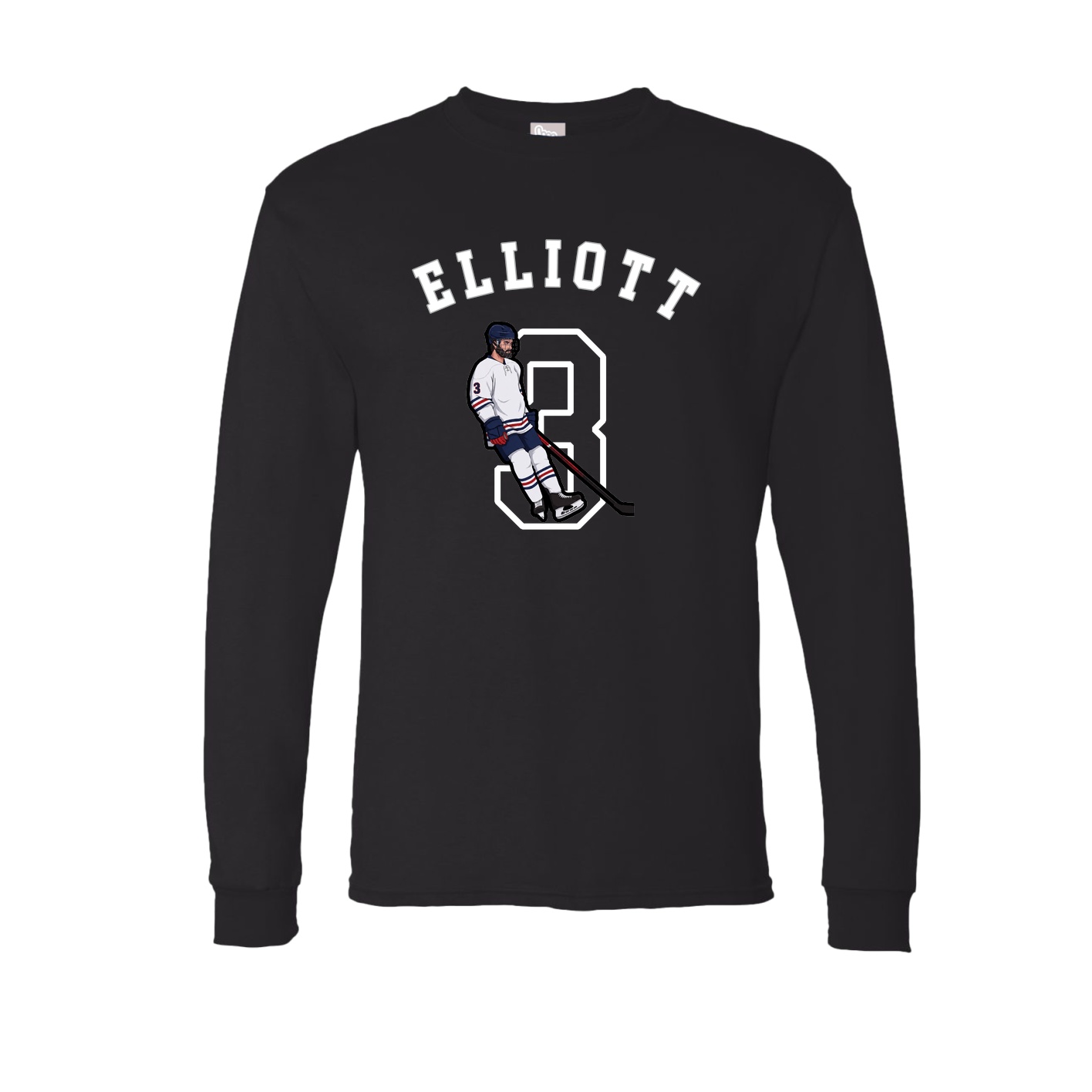 Long Sleeve Tee — Shirsey Arch in Black