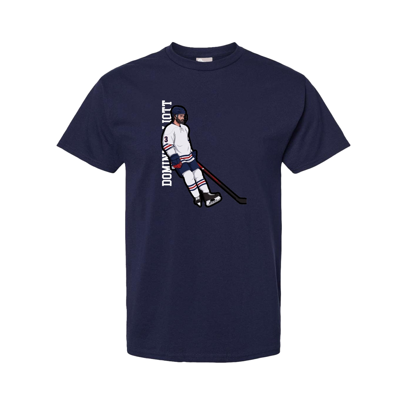 Youth Tee — Name Vertical in Navy