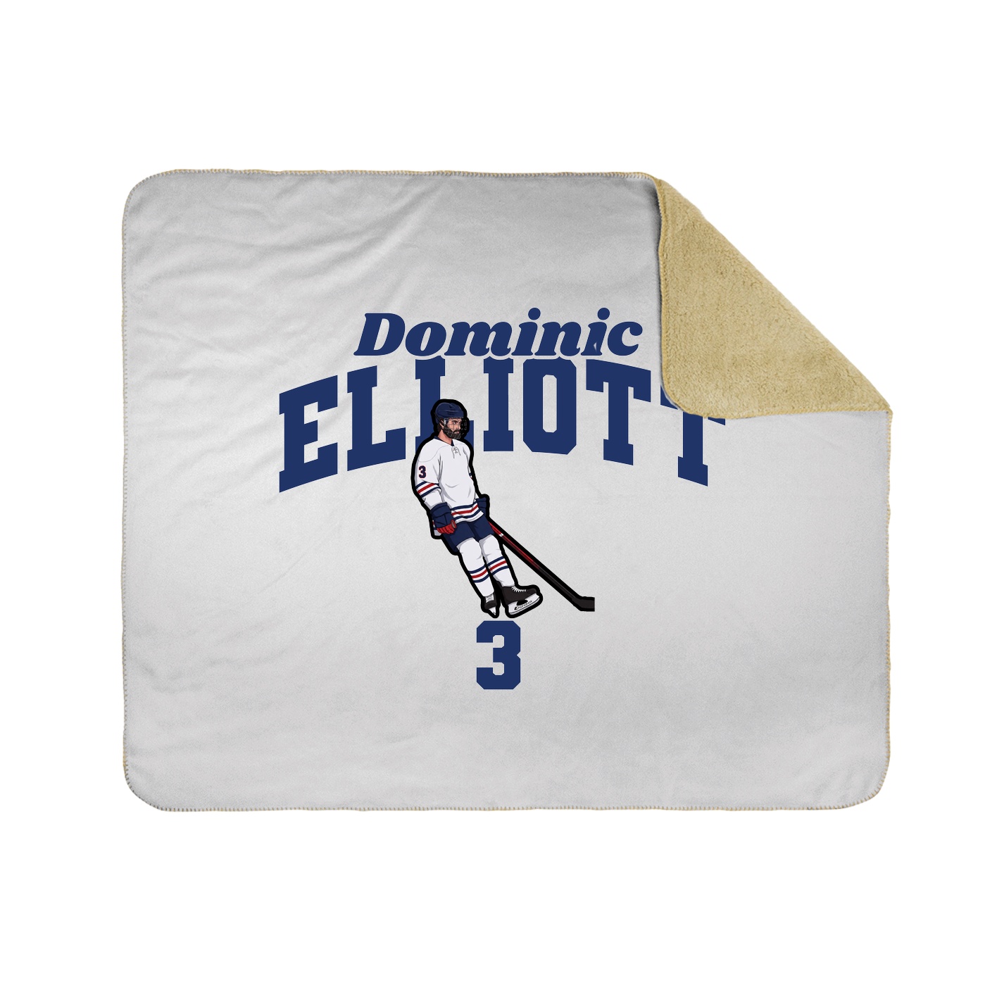 Throw Blanket — Signature Arch in White