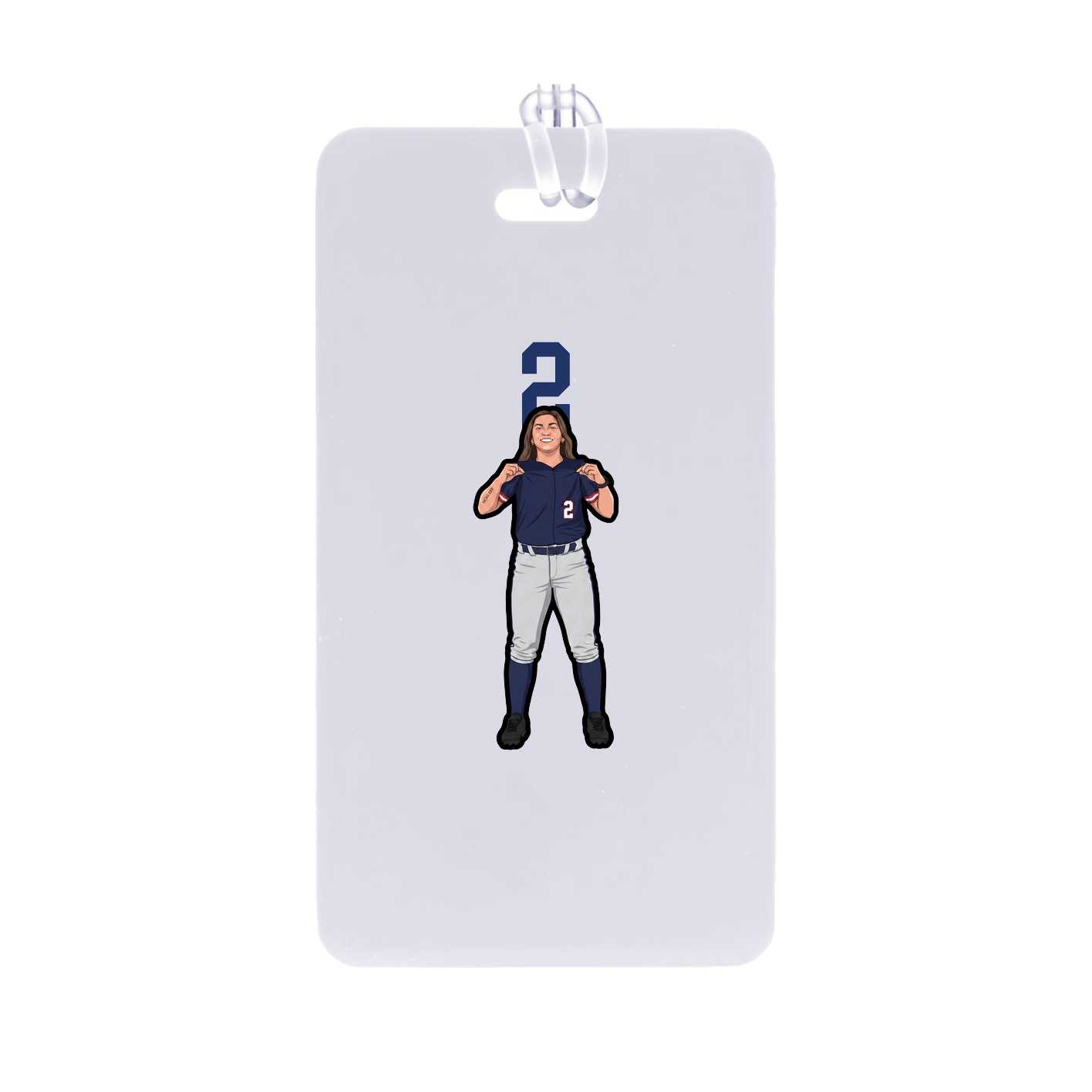 Bag Tag — Number Top in Classic