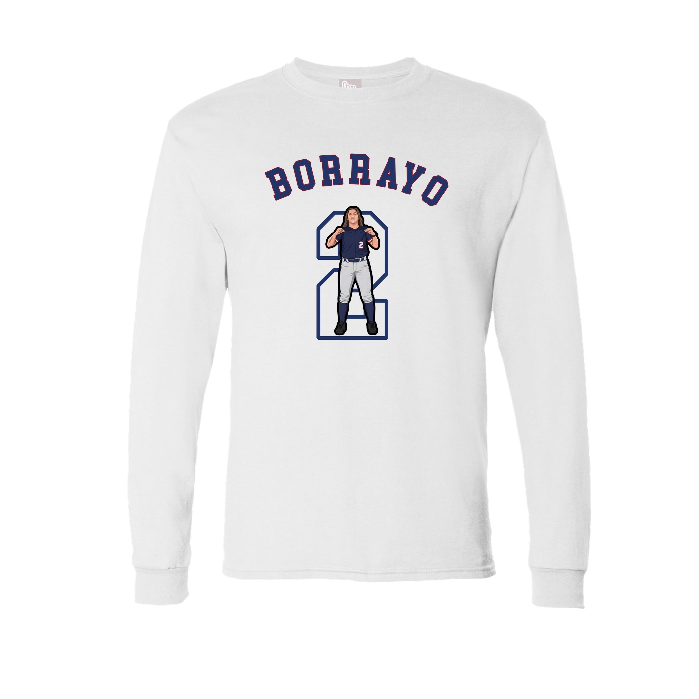 Long Sleeve Tee — Shirsey Arch in White
