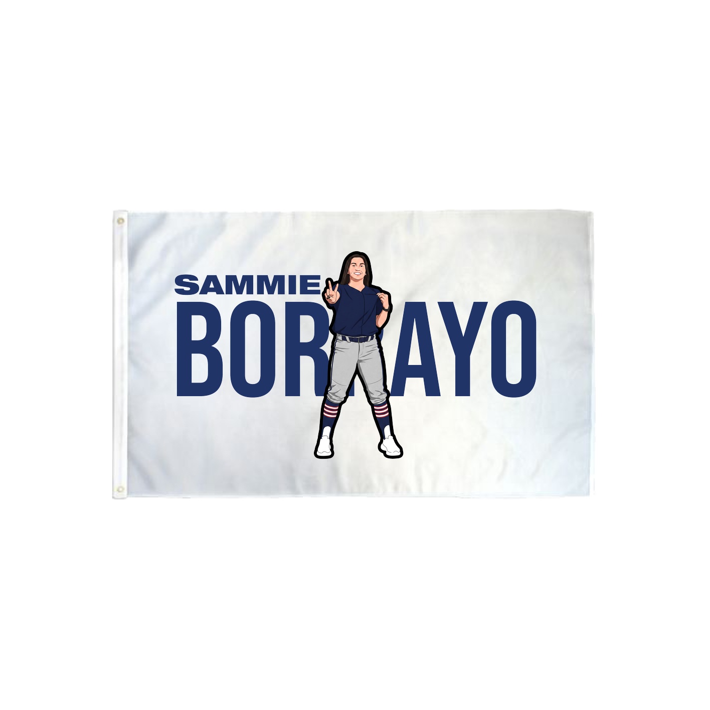 3x5 Flag — Player Name in Classic