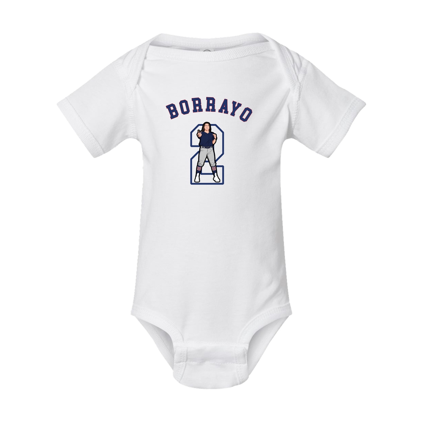 Baby Onesie — Shirsey Arch in White