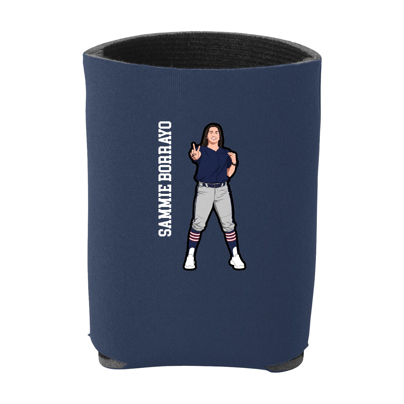 Can Holder — Name Vertical in Navy