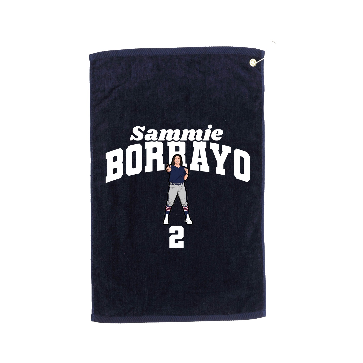 Golf Towel — Signature Arch in Navy