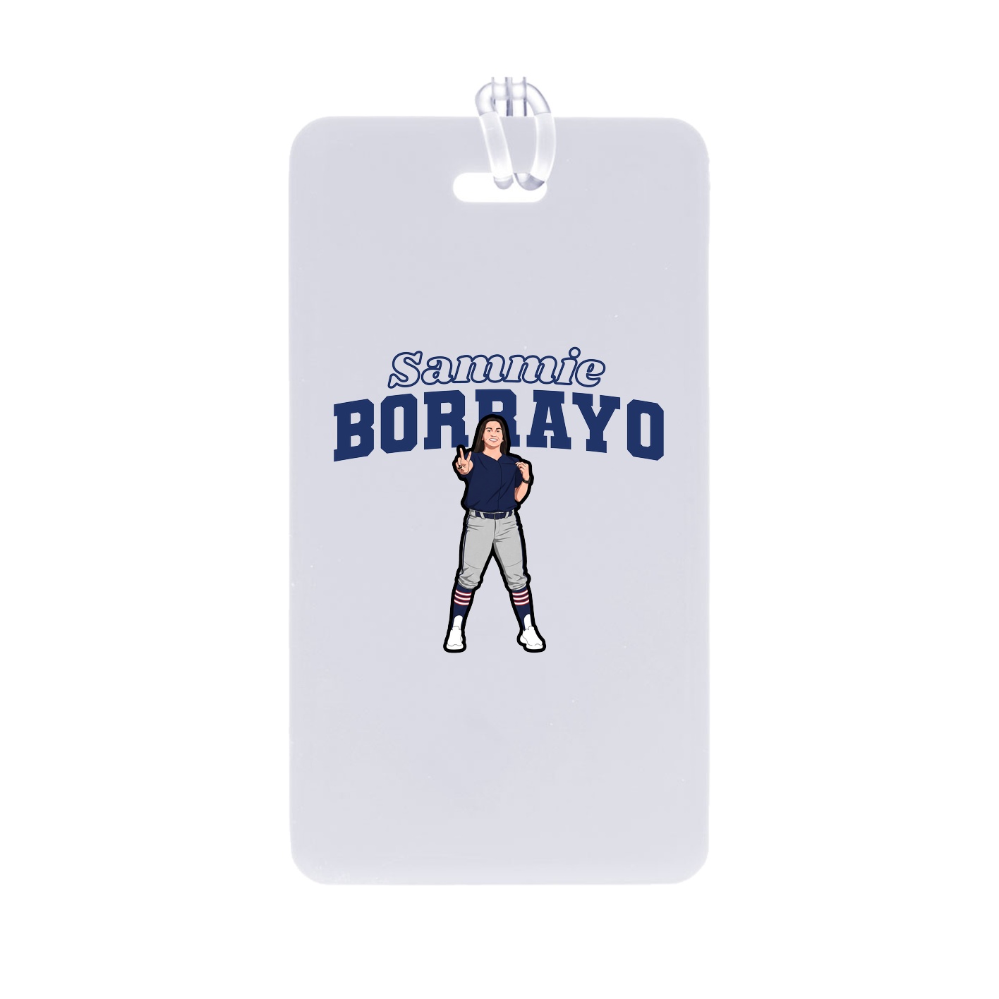 Bag Tag — Name Arch in Classic