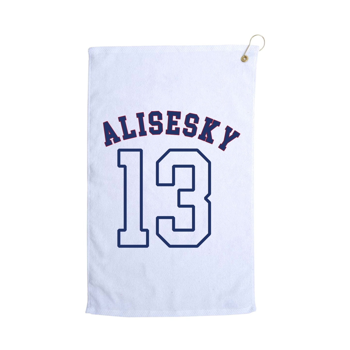 Golf Towel — Shirsey Arch in White