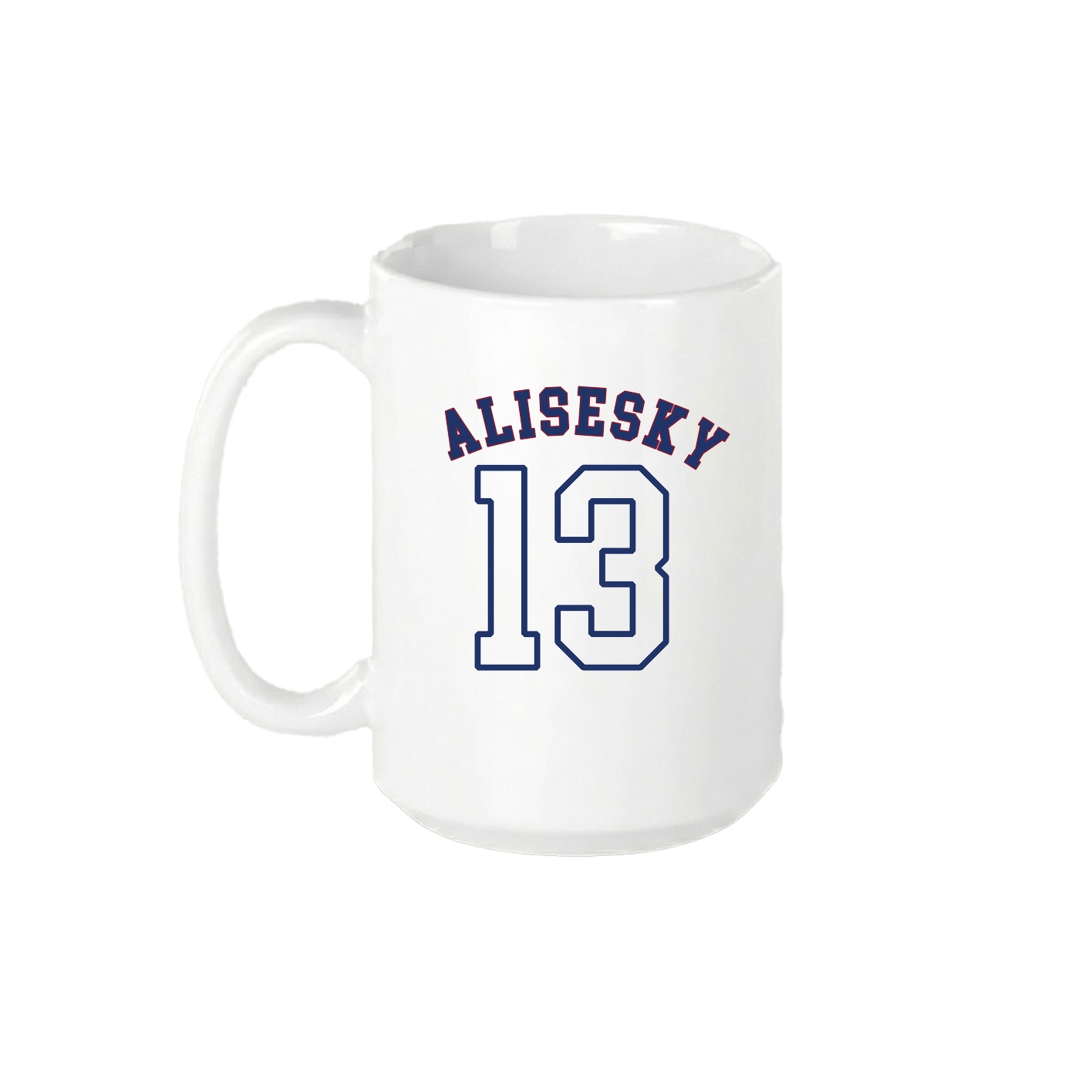 15oz Coffee Mug — Shirsey Arch in White