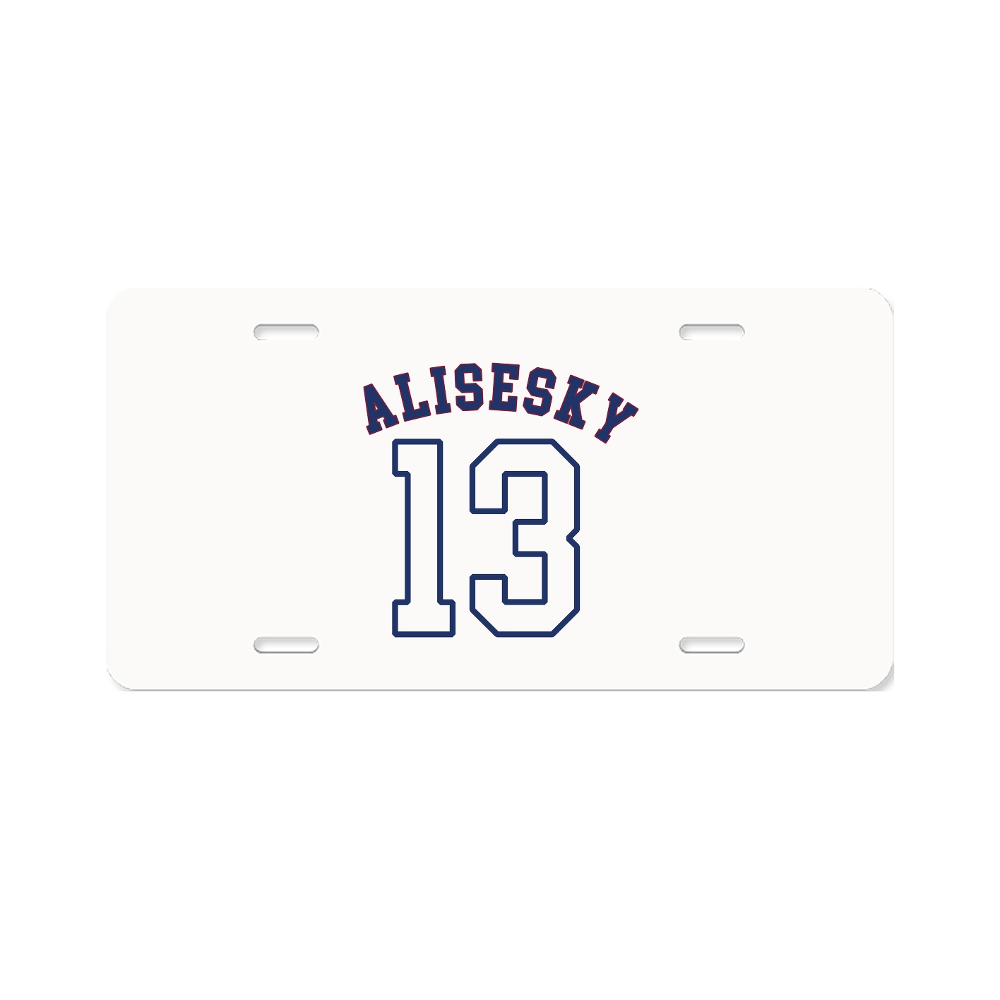 License Plate — Shirsey Arch in Classic