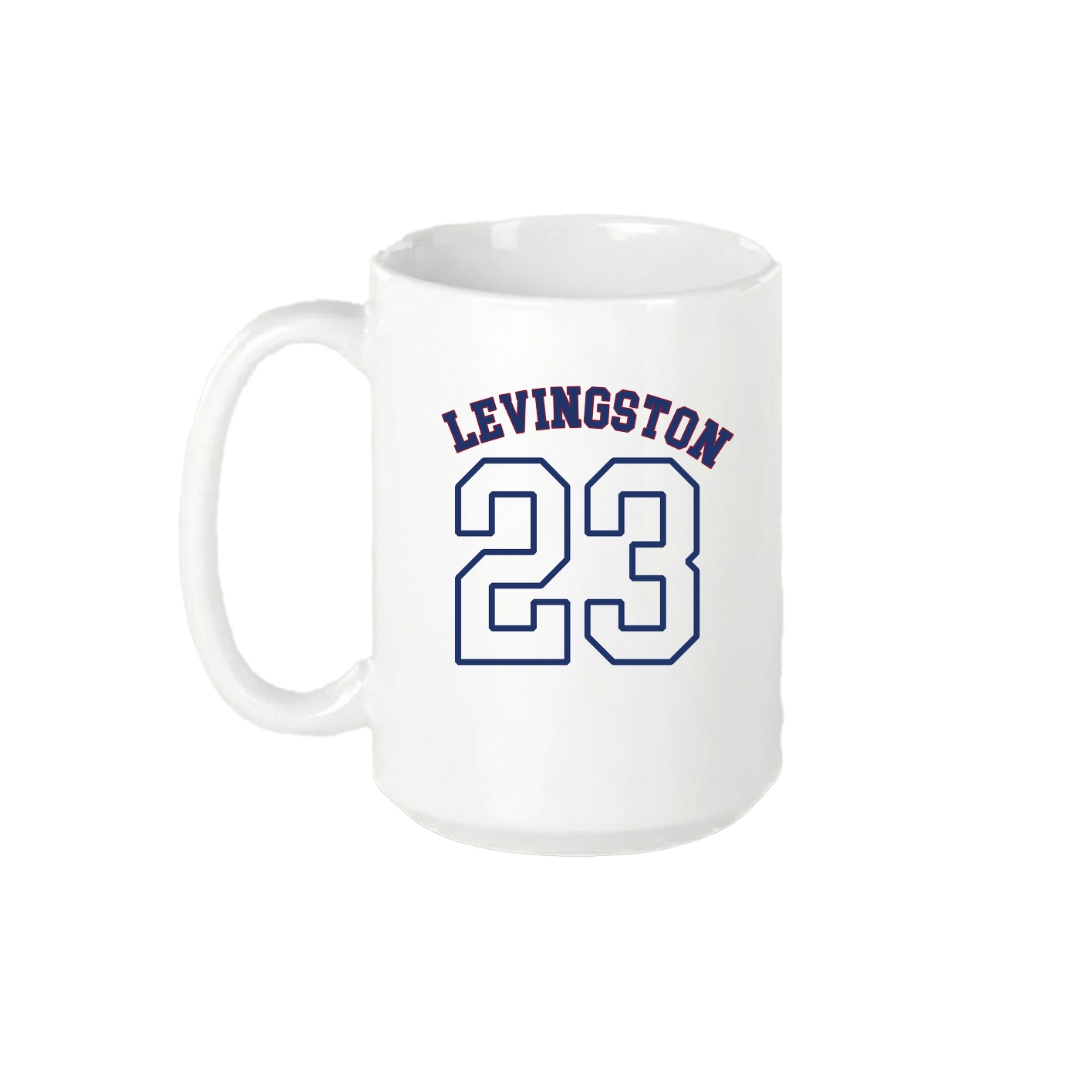 15oz Coffee Mug — Shirsey Arch in White