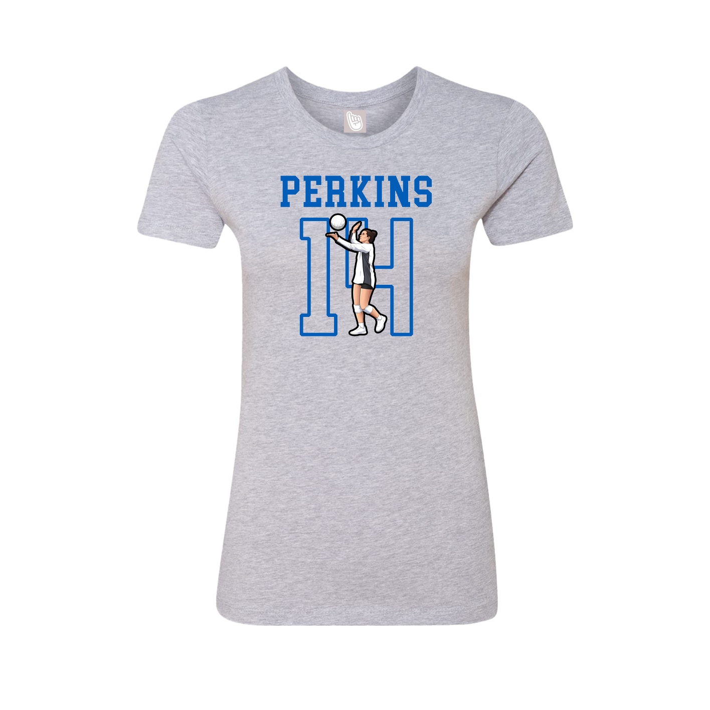 Fitted Women's Tee — Shirsey in Grey
