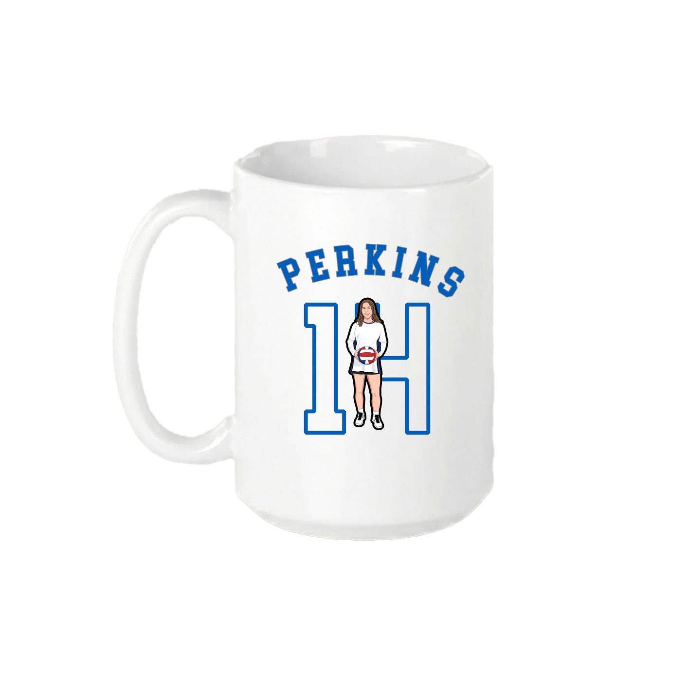 15oz Coffee Mug — Shirsey Arch in White