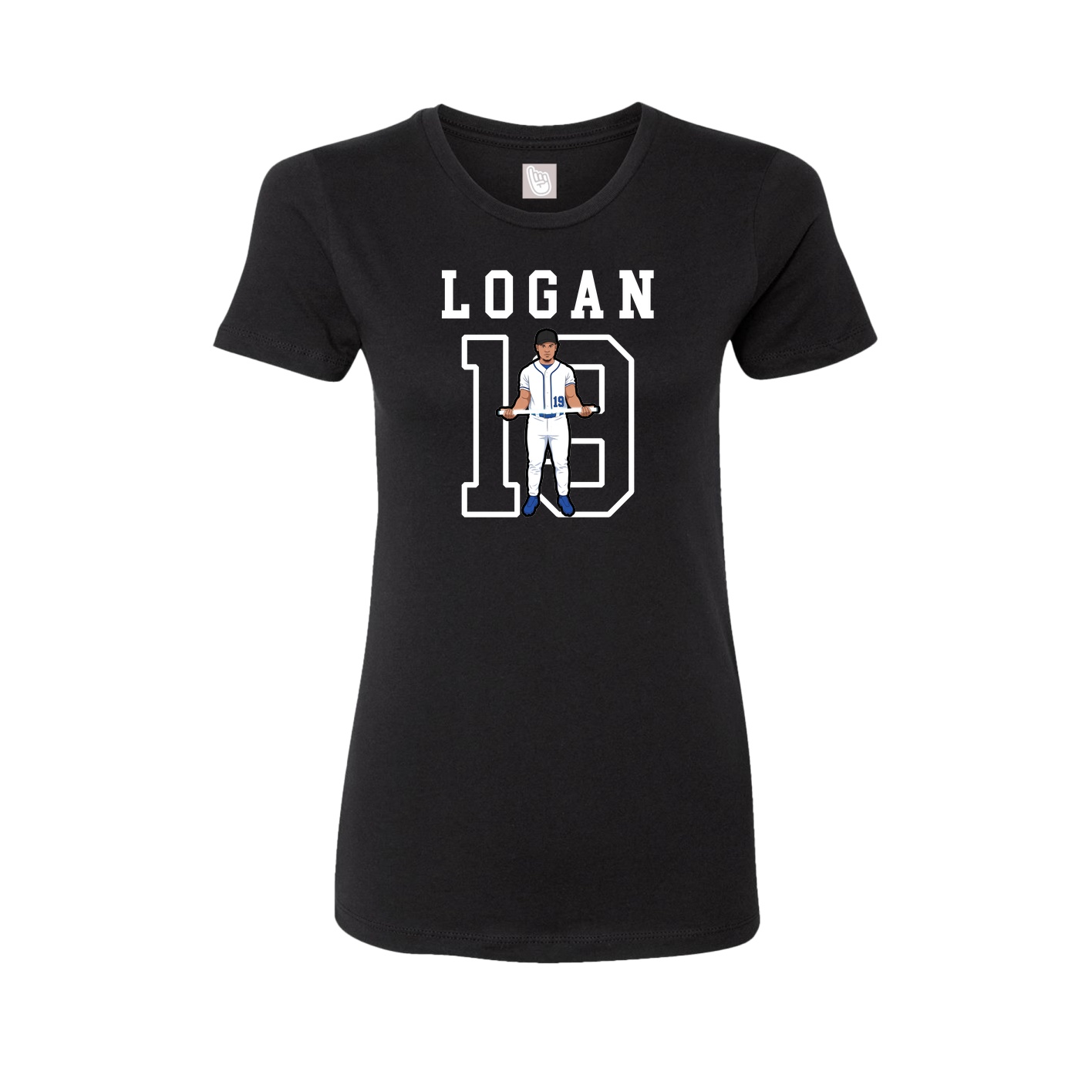 Fitted Women's Tee — Shirsey in Black