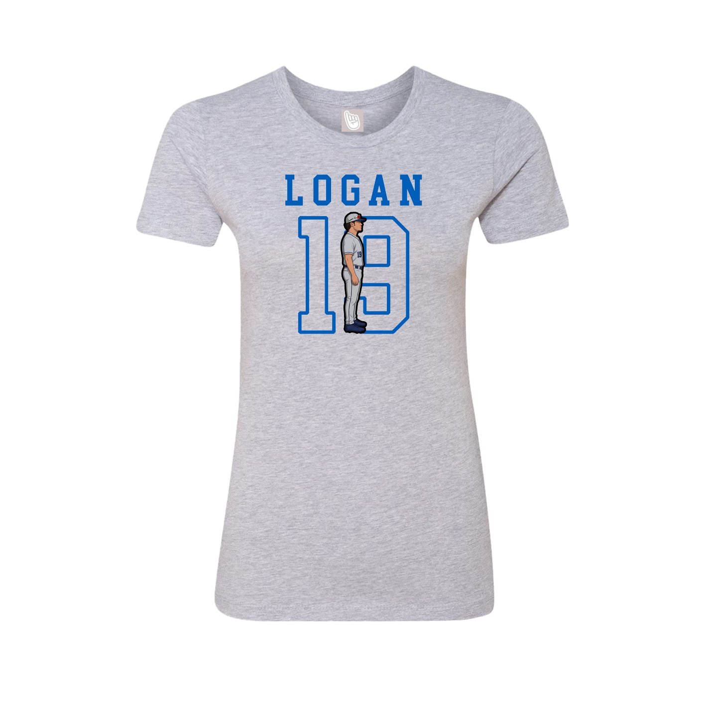 Fitted Women's Tee — Shirsey in Grey