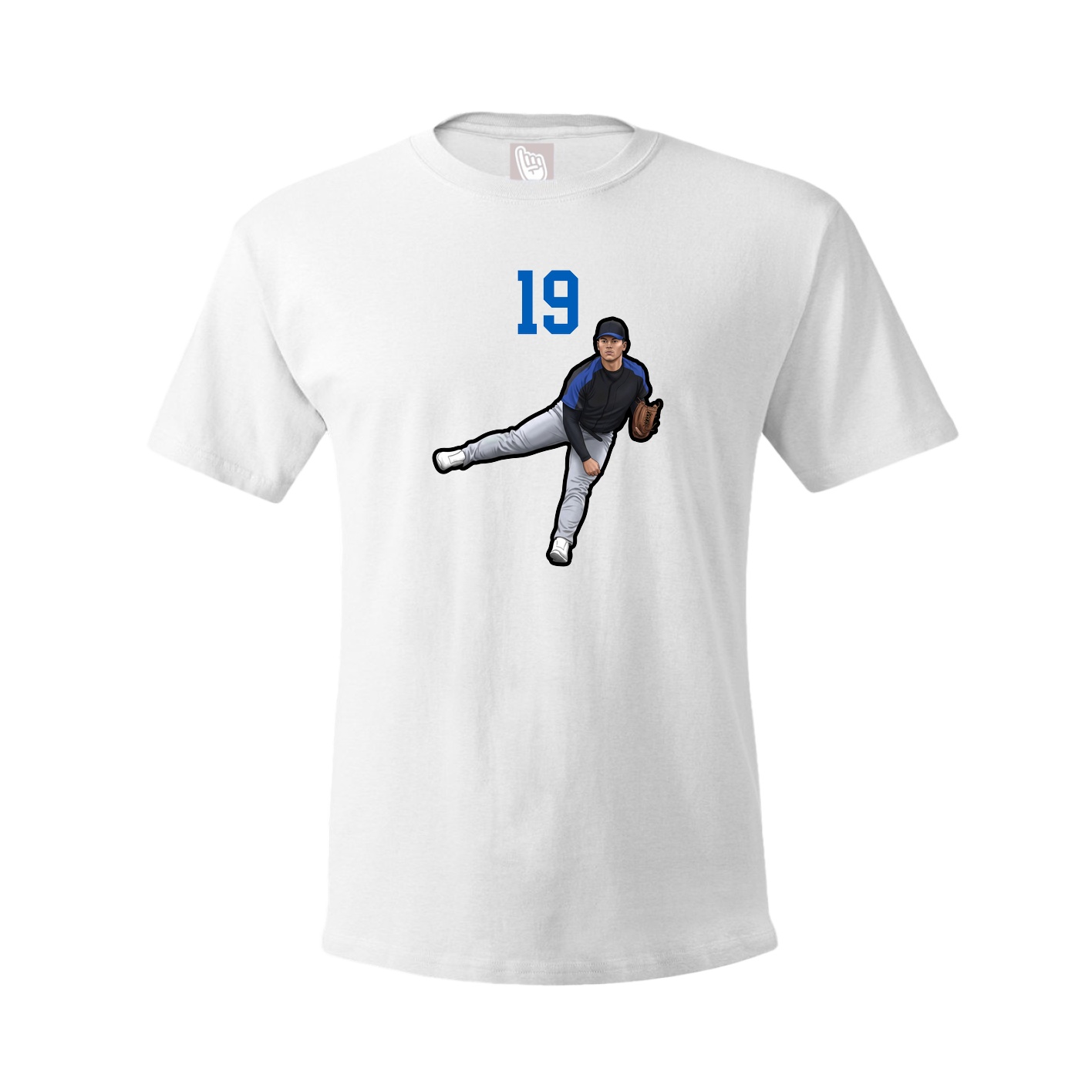 Tee — Number Top in White