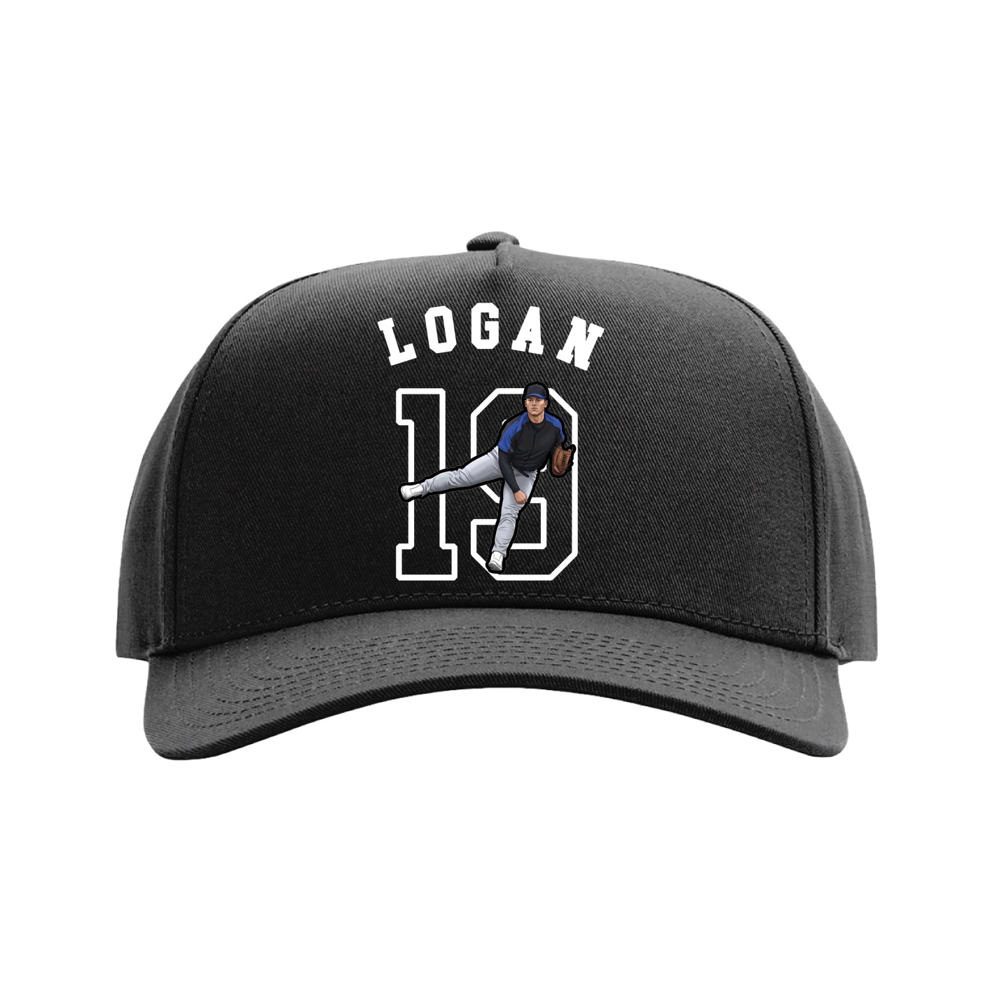 Full Fabric Five-Panel Champ Cap