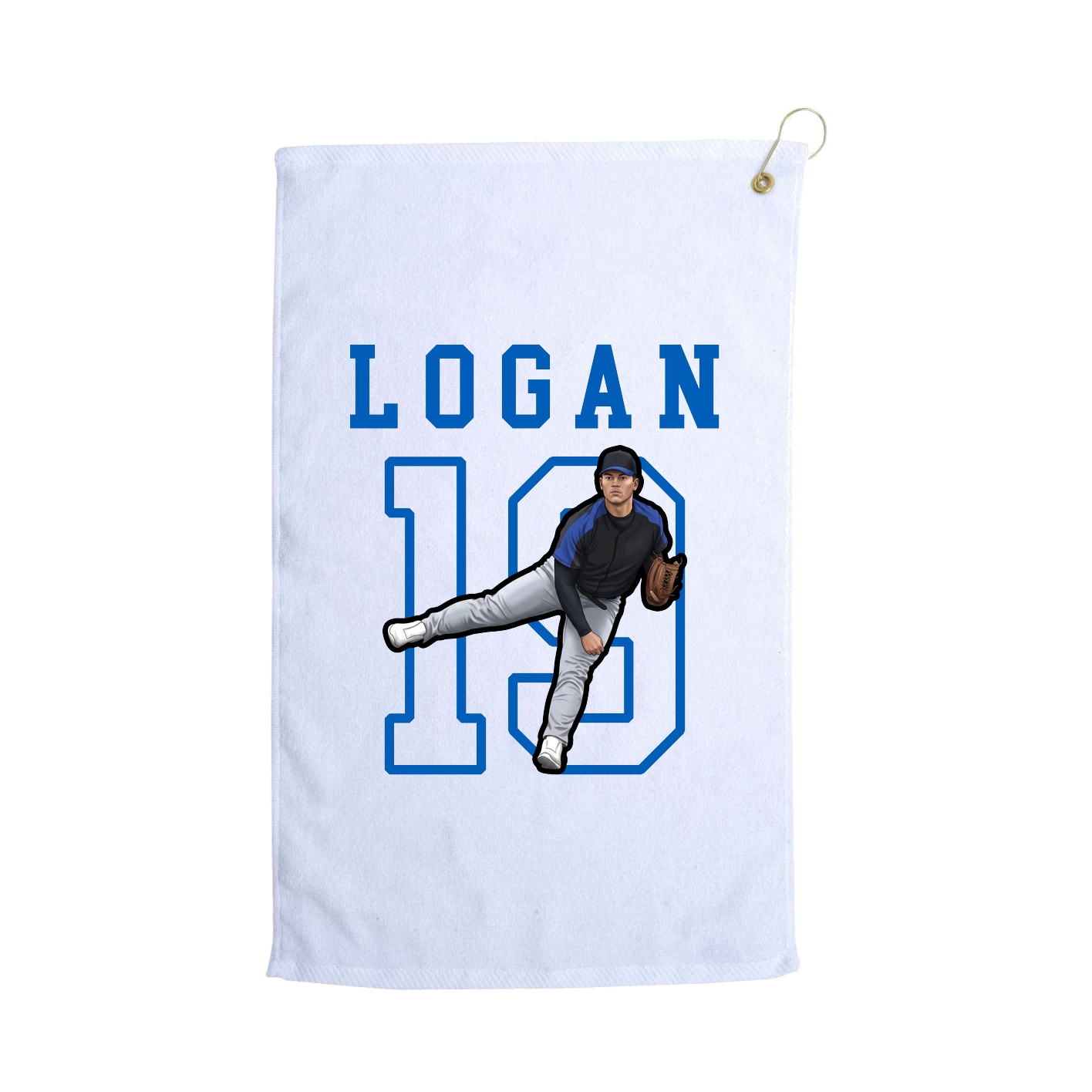 Golf Towel — Shirsey in White