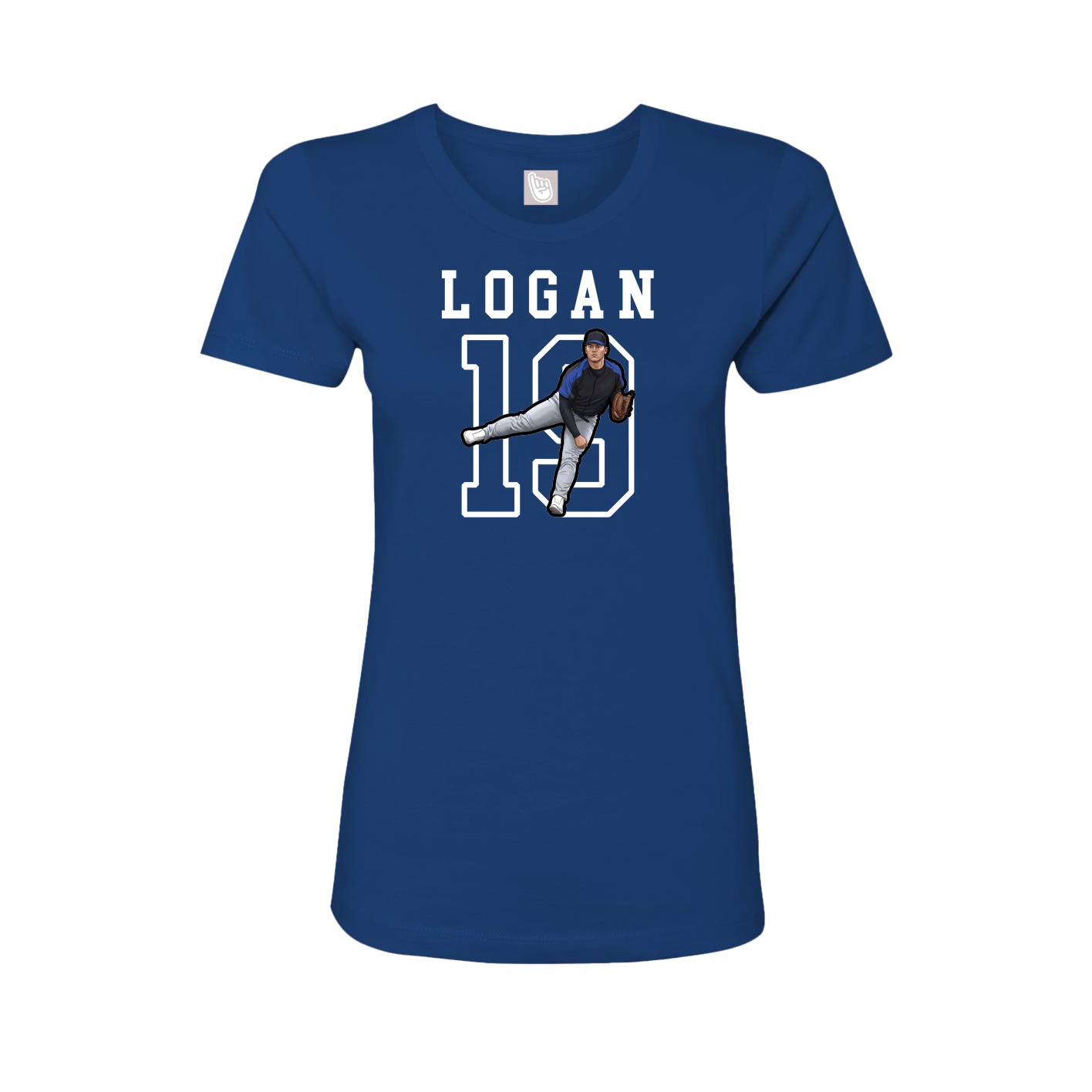 Fitted Women's Tee — Shirsey in Royal