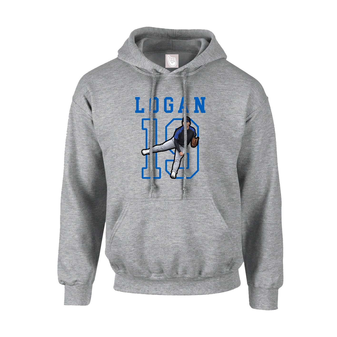 Hoodie — Shirsey in Grey