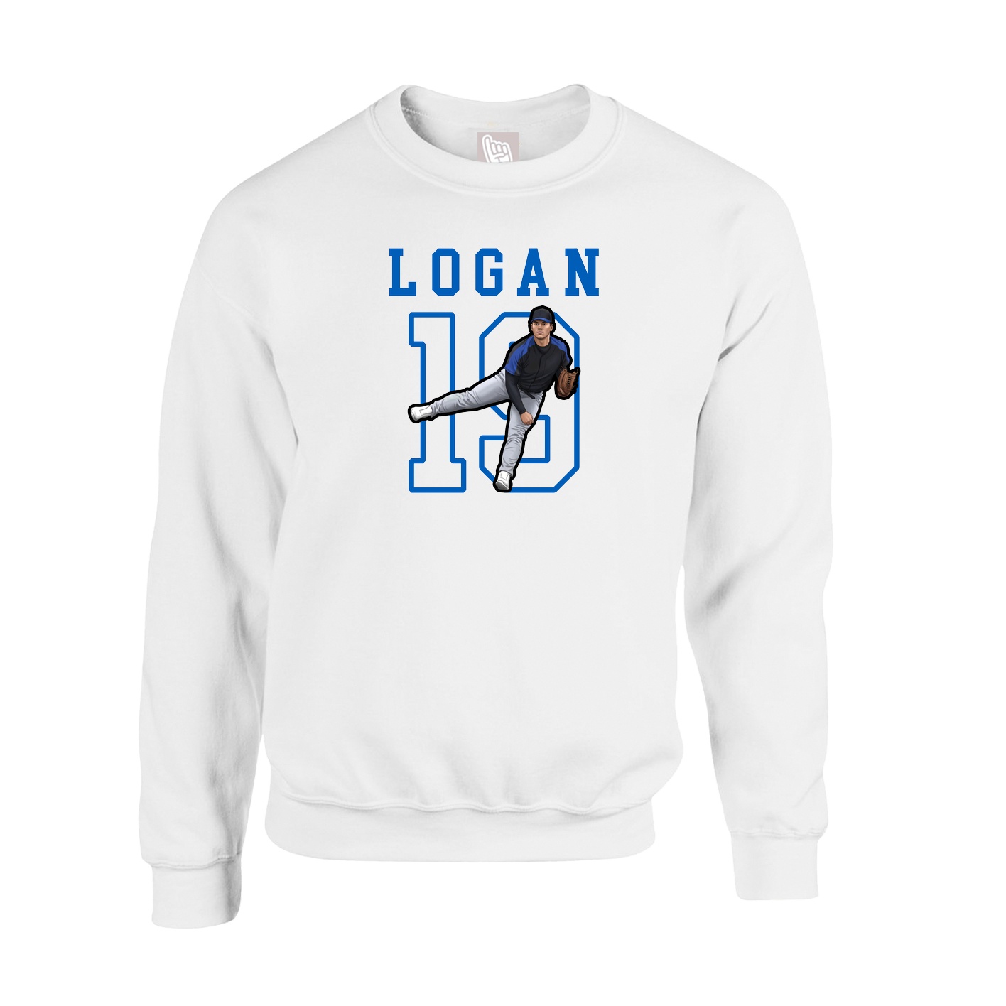 Fleece Crew — Shirsey in White
