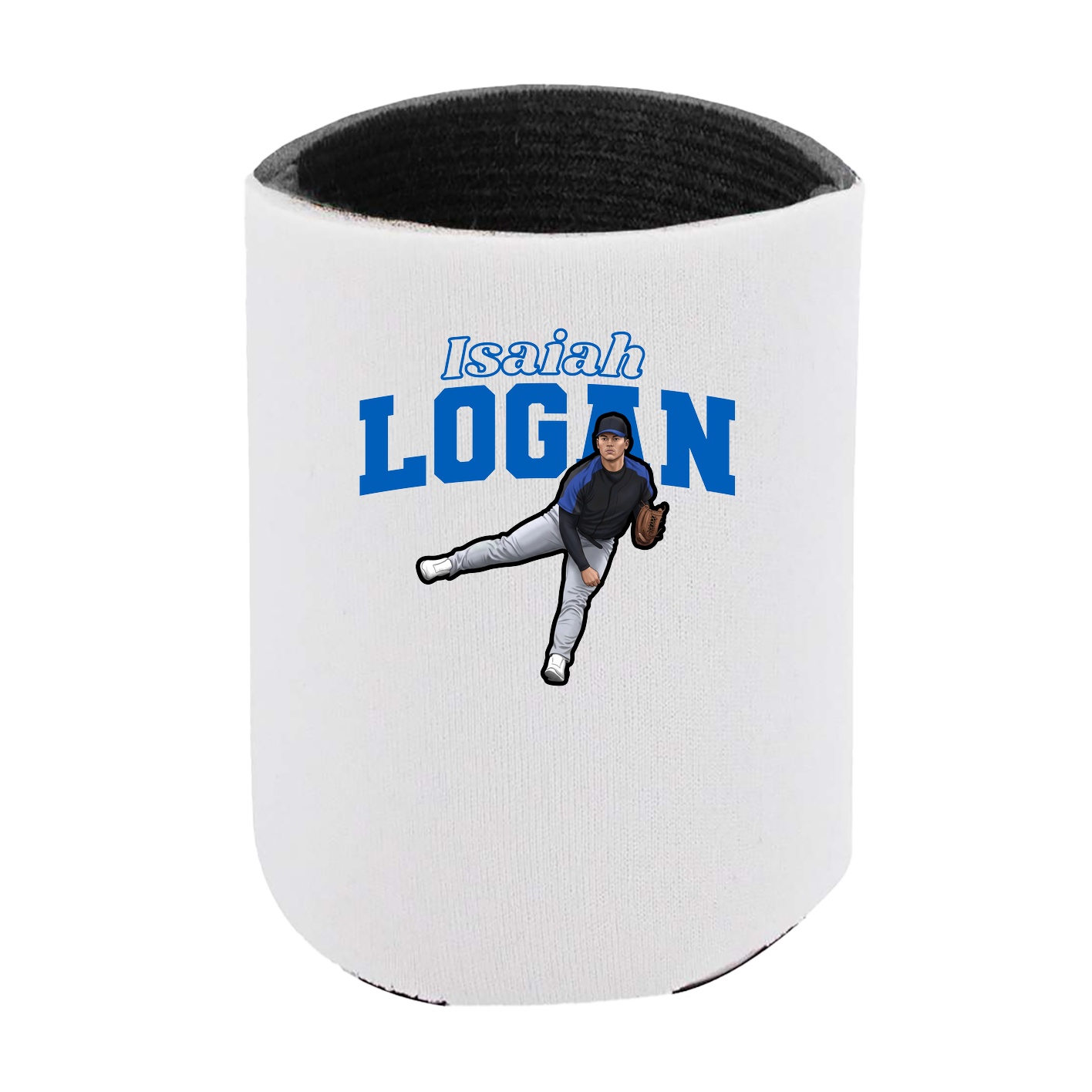 Can Holder — Name Arch in White