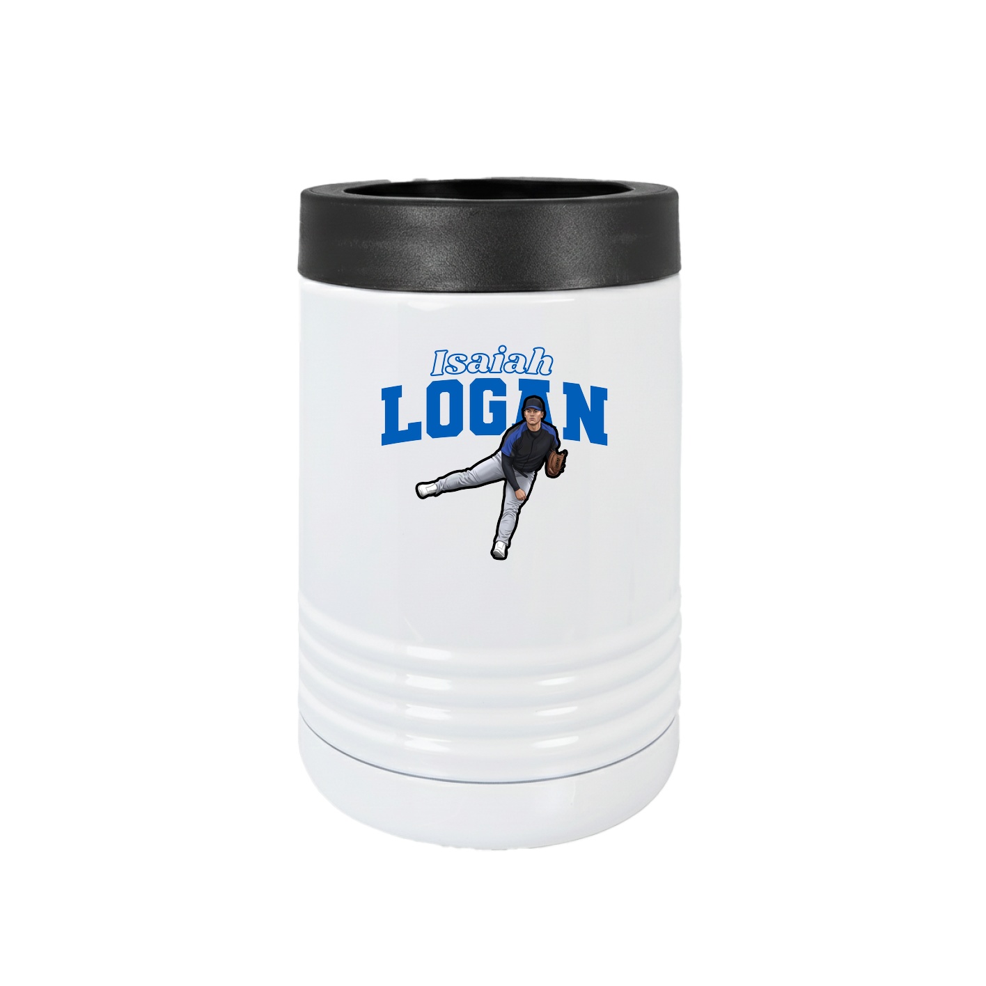 Beverage Holder — Name Arch in White
