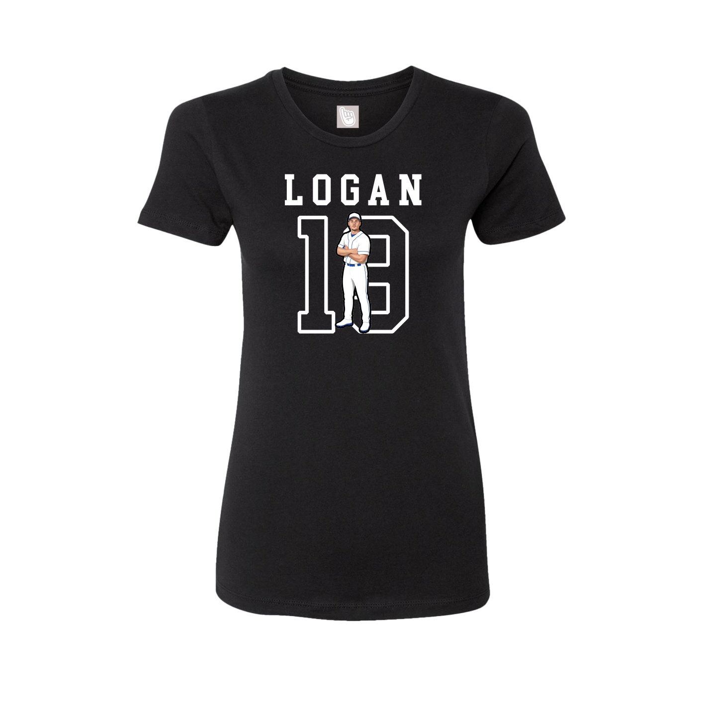 Fitted Women's Tee — Shirsey in Black