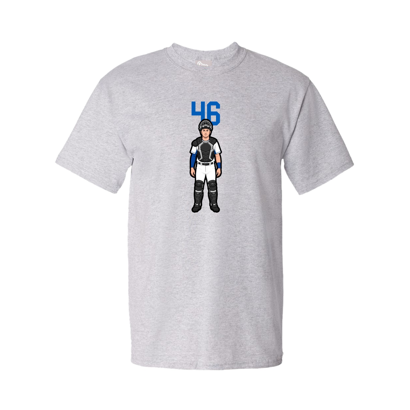 Tee — Number Top in Grey