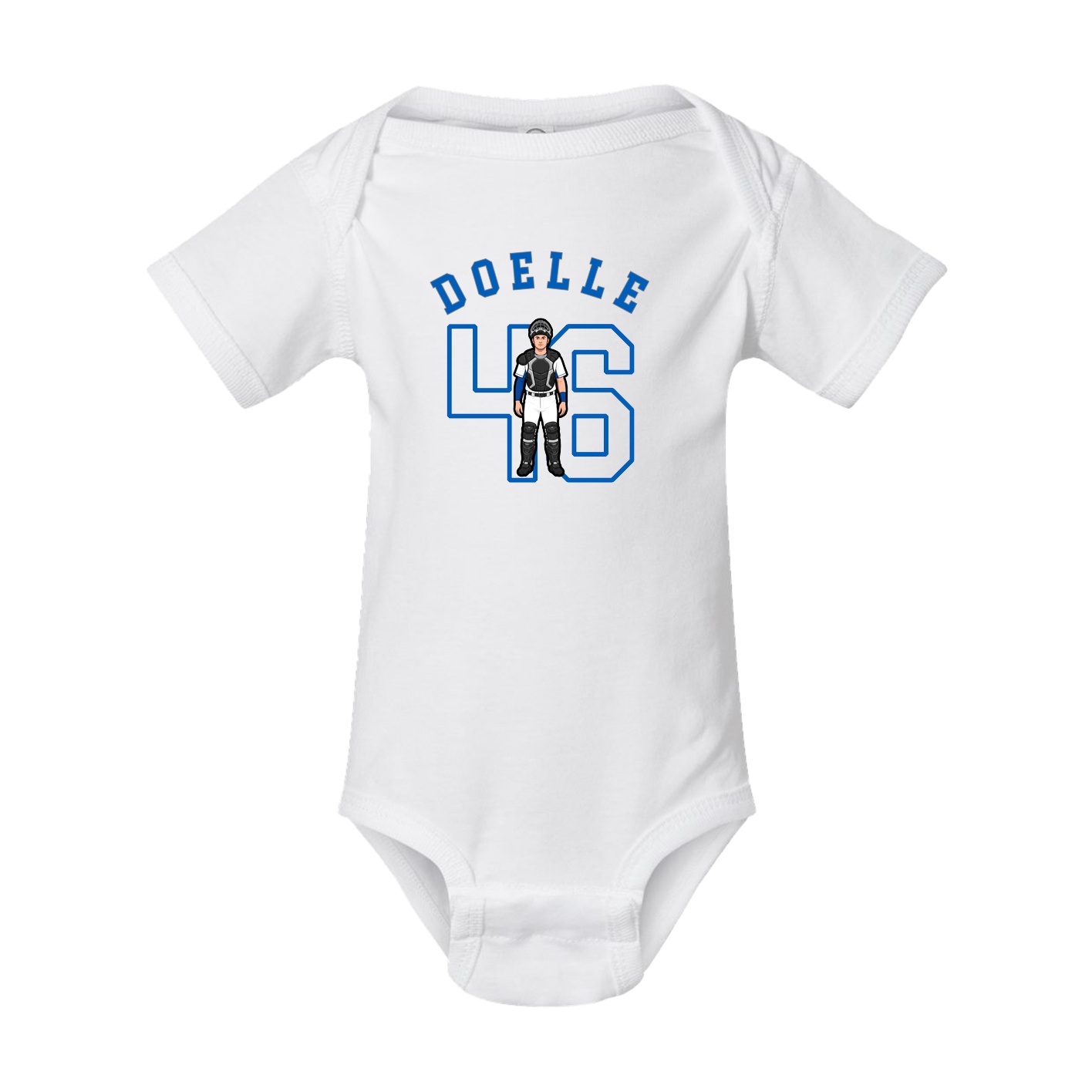 Baby Onesie — Shirsey Arch in White