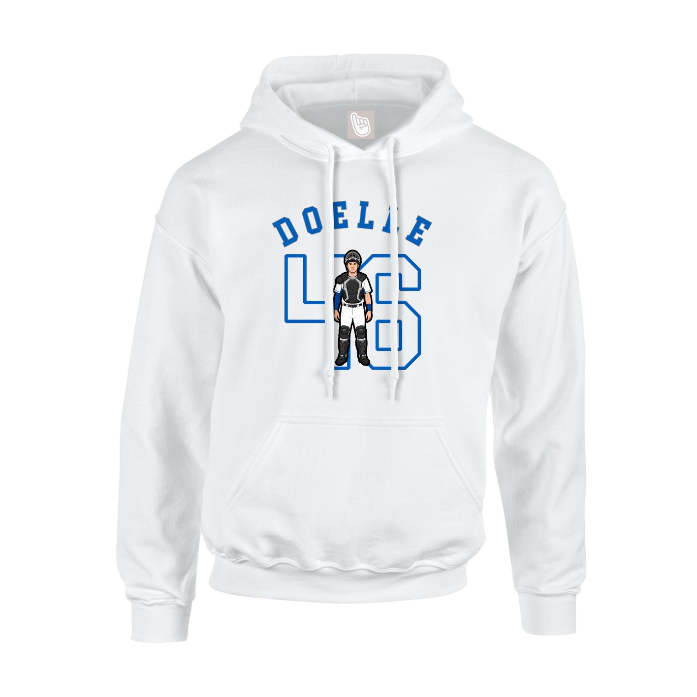 Hoodie — Shirsey Arch in White