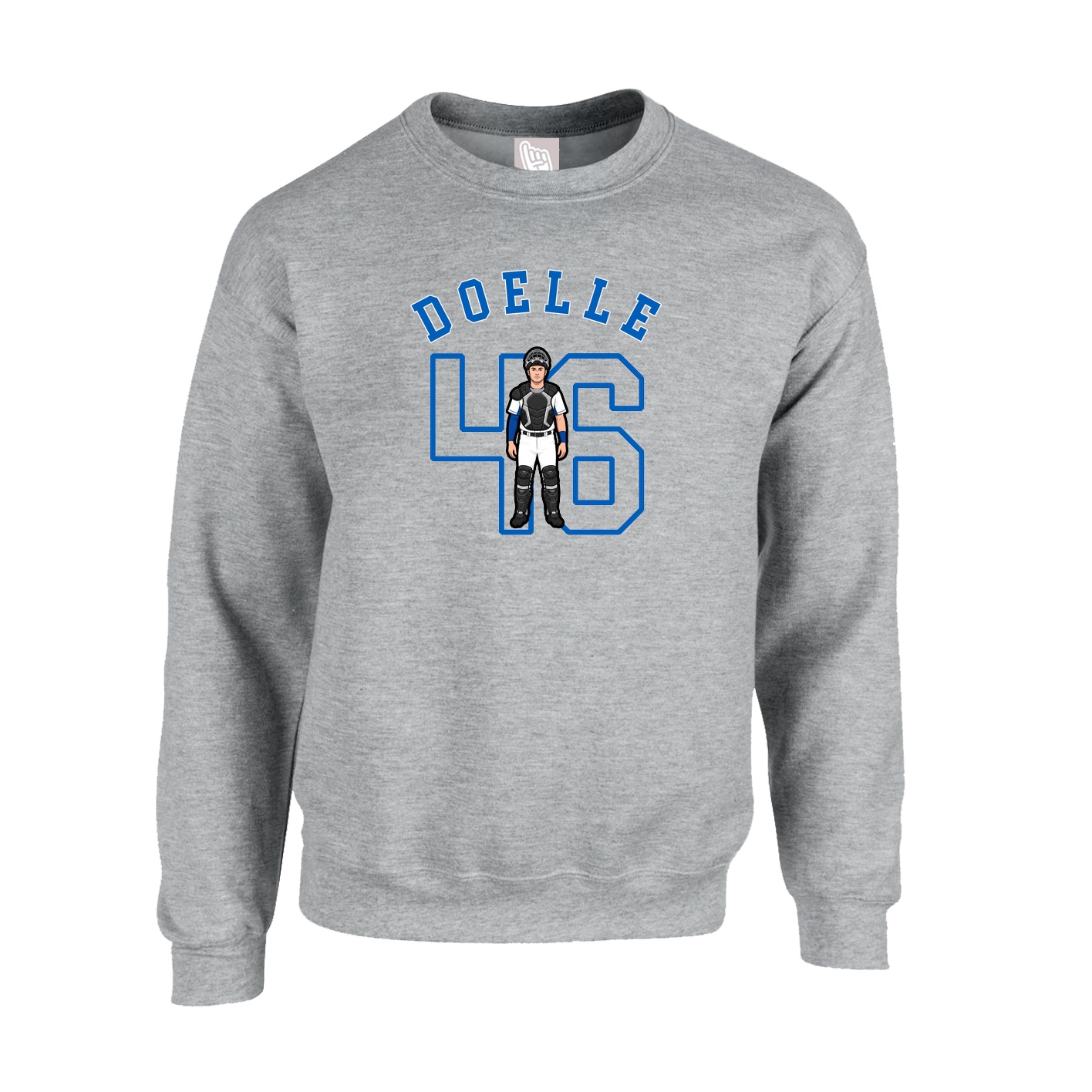 Fleece Crew — Shirsey Arch in Grey