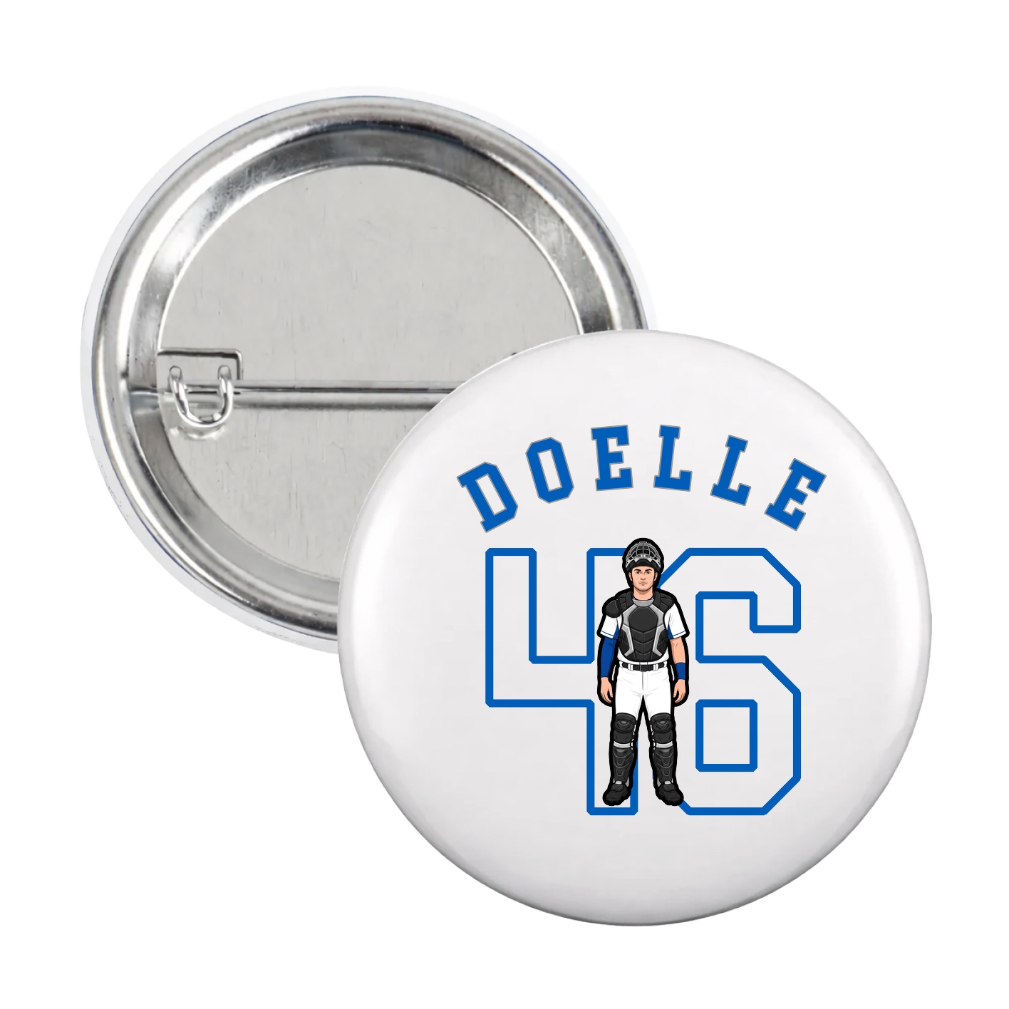 Game Day Button — Shirsey Arch in White