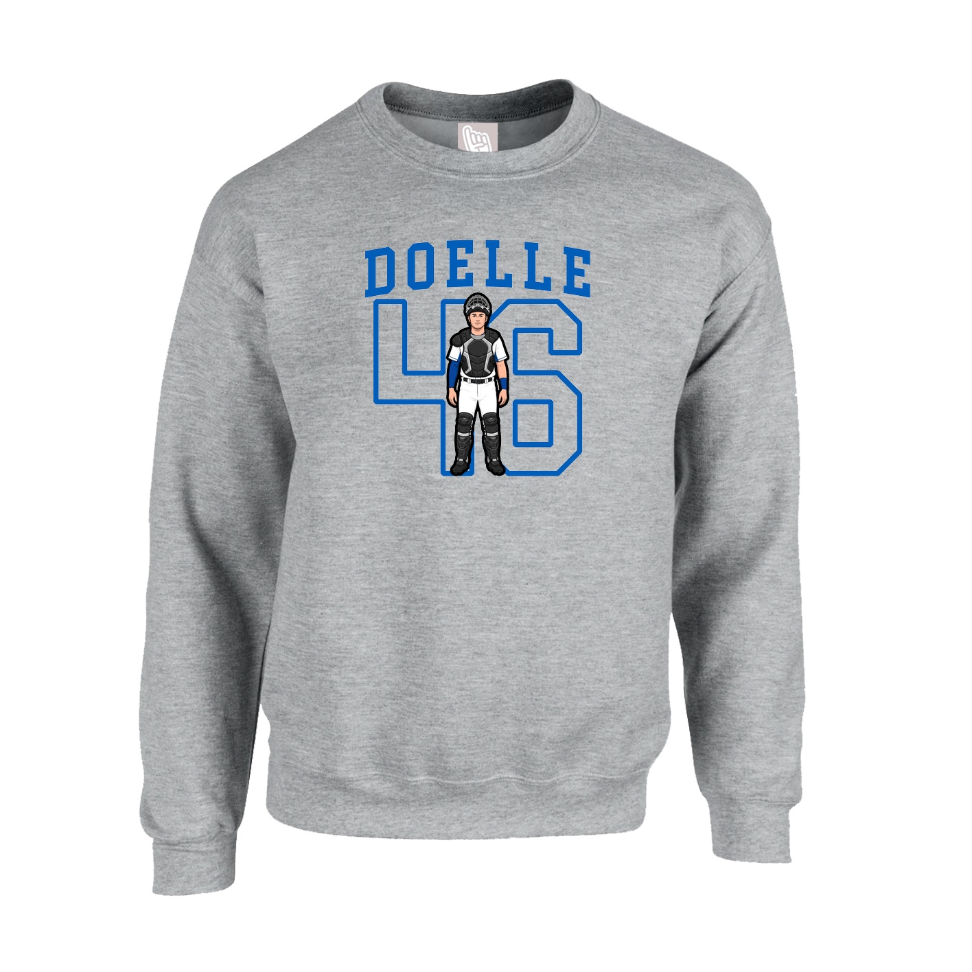 Fleece Crew — Shirsey in Grey