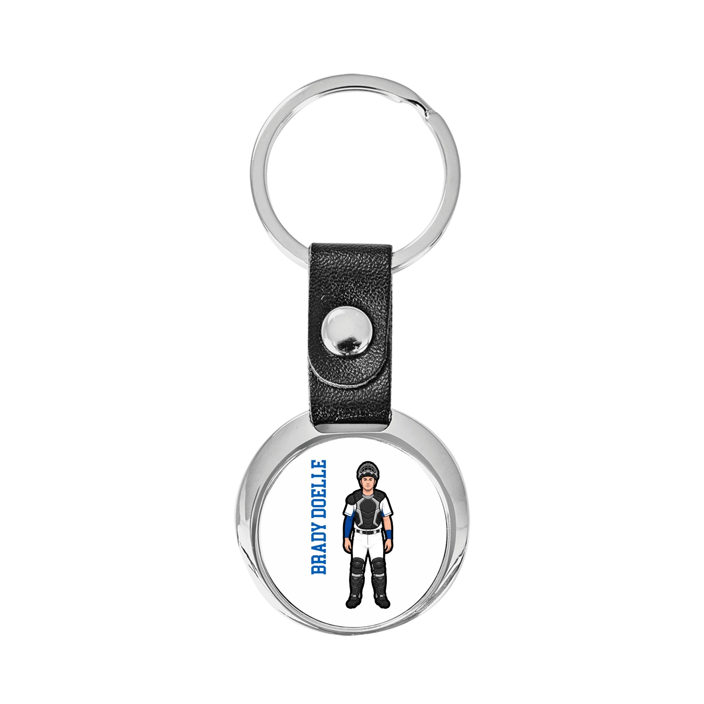 Key Chain — Name Vertical in Classic