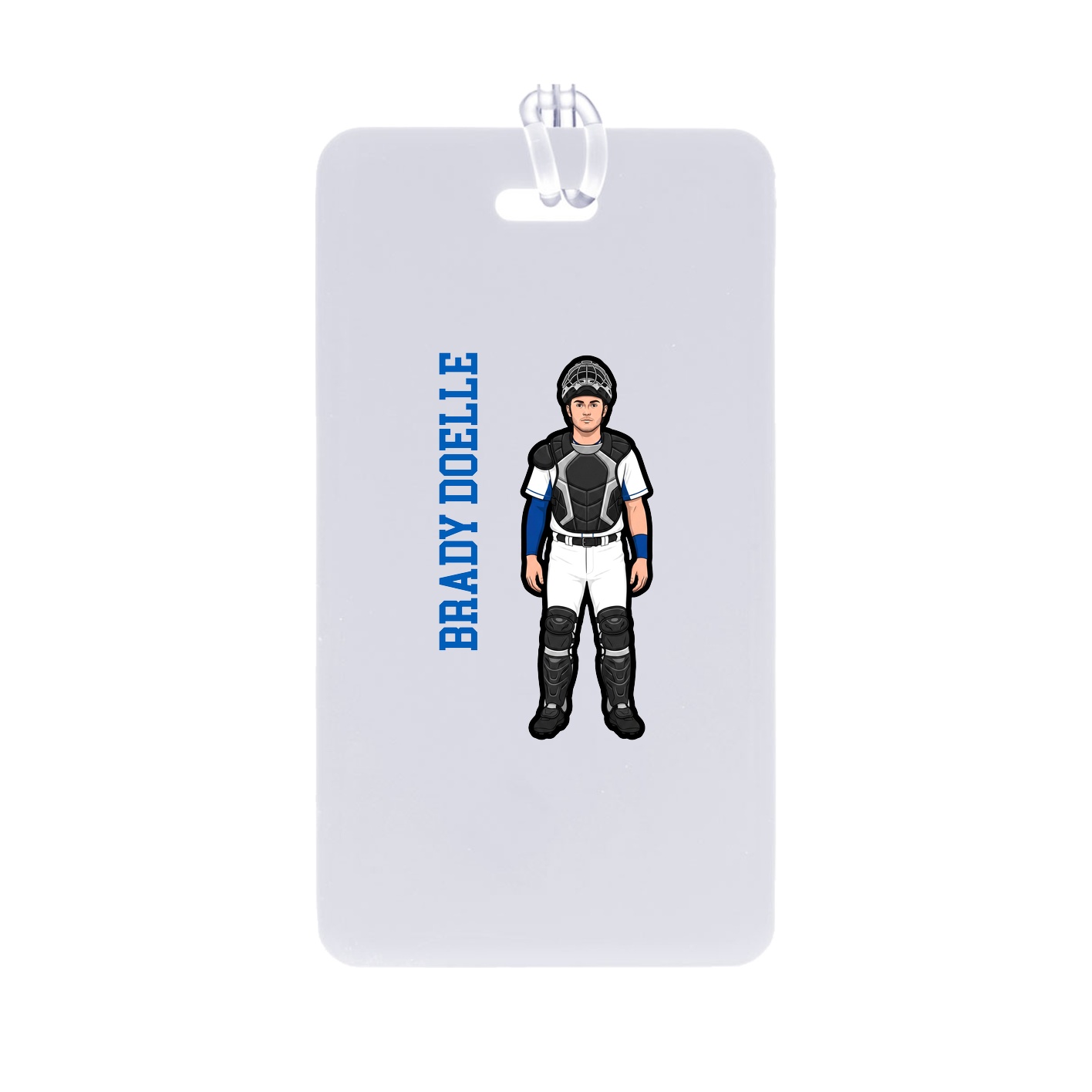 Bag Tag — Name Vertical in Classic