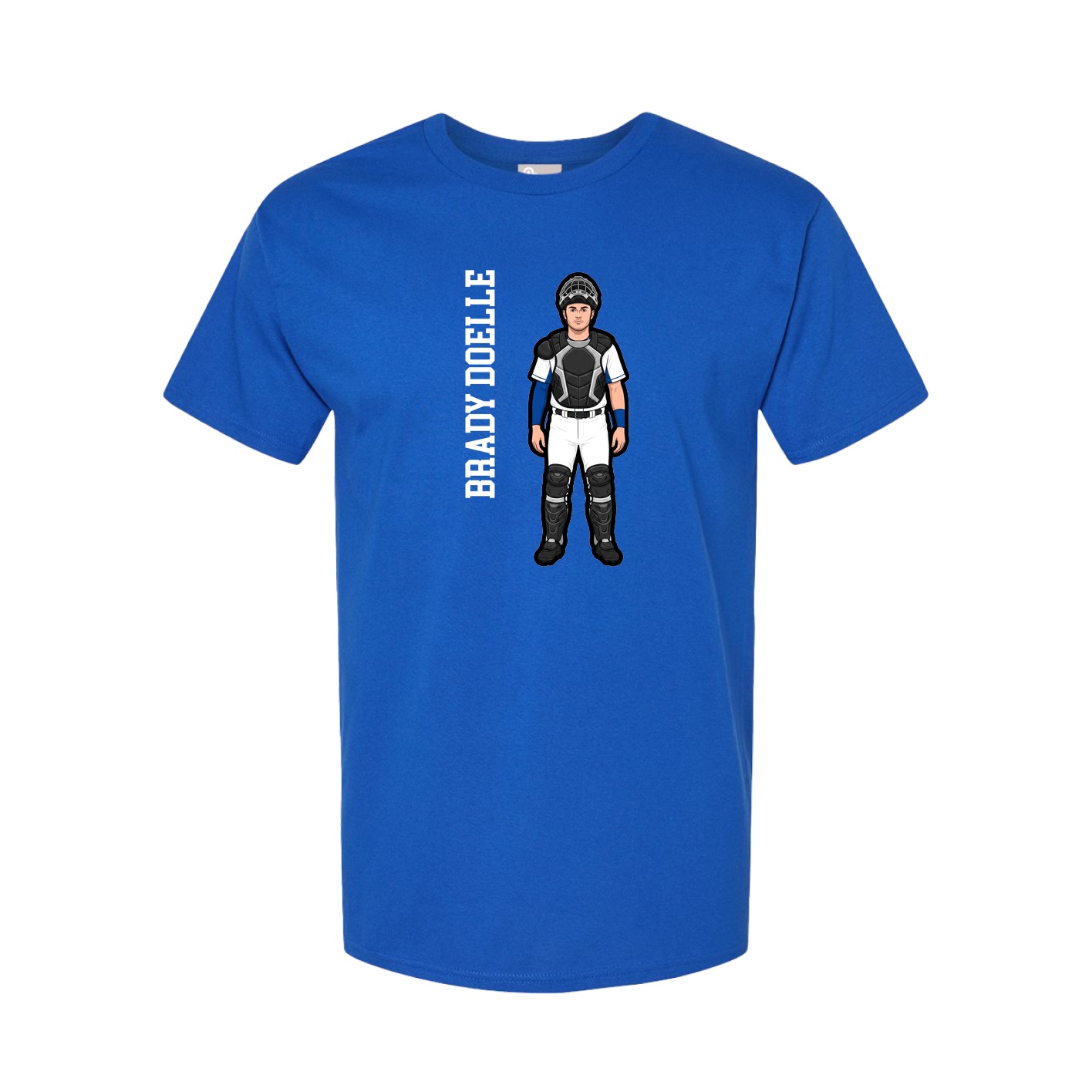 Tee — Name Vertical in Royal