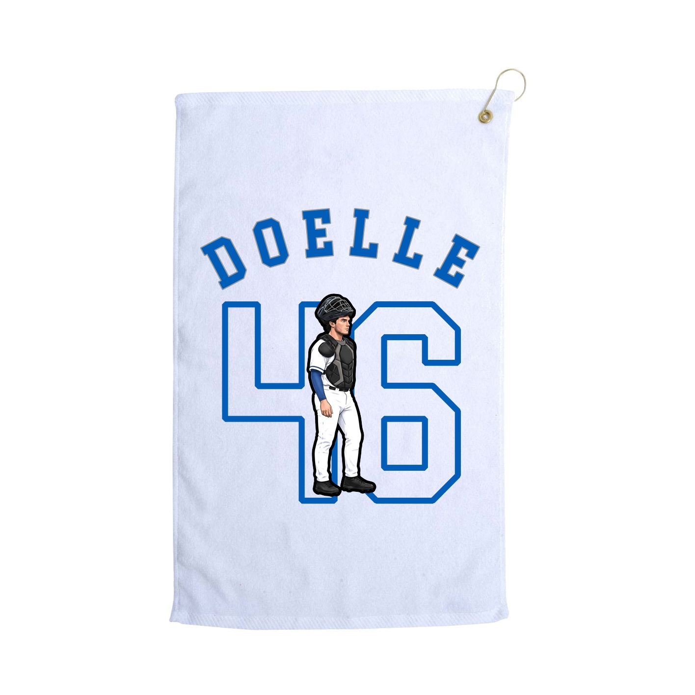 Golf Towel — Shirsey Arch in White