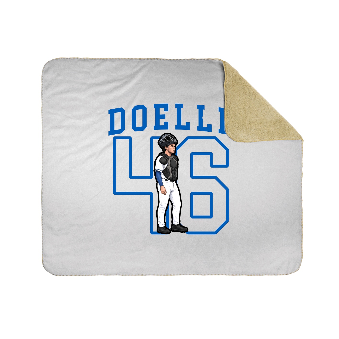 Throw Blanket — Shirsey in White